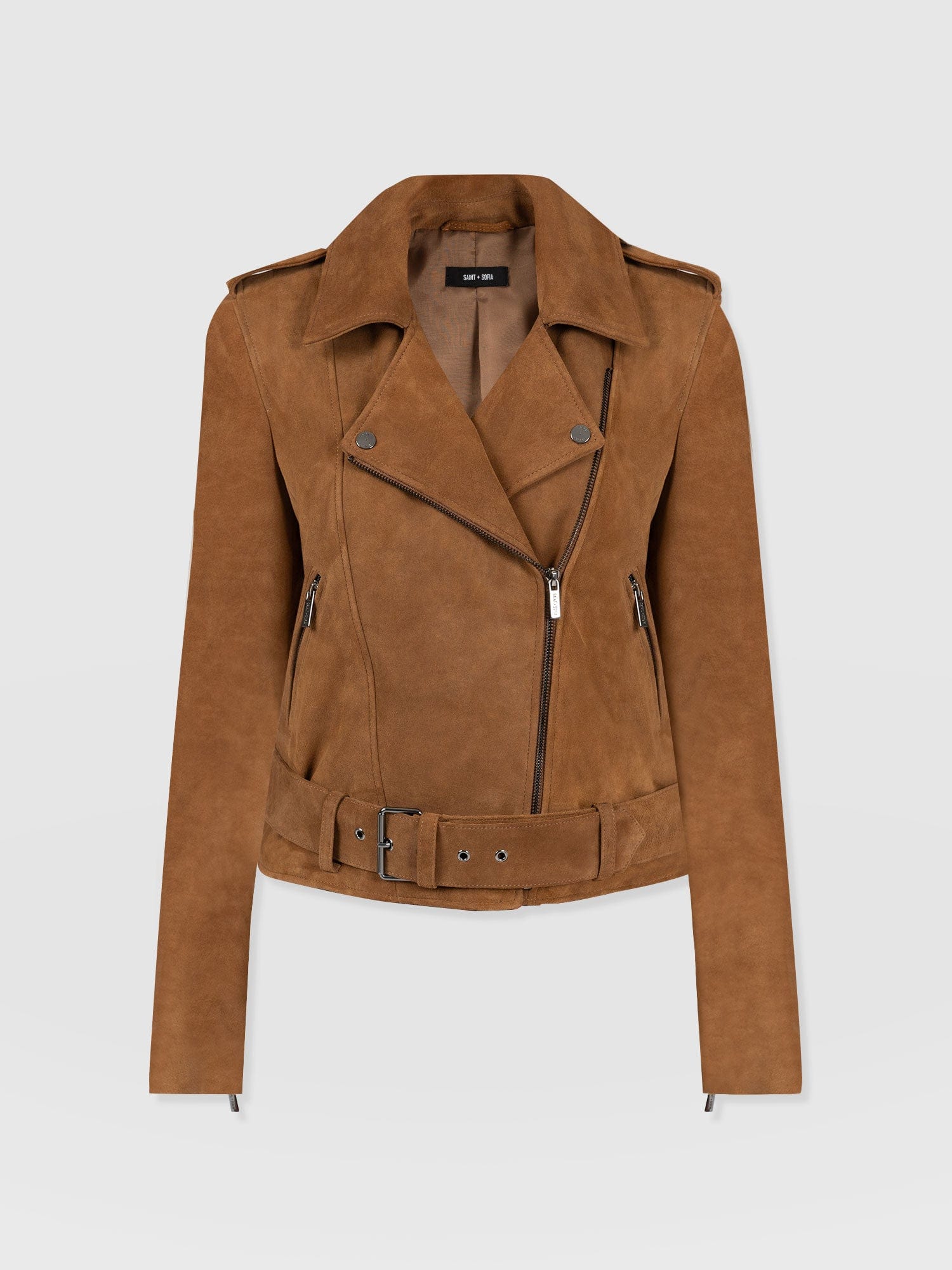 Luther Suede Jacket - Camel - Image 7