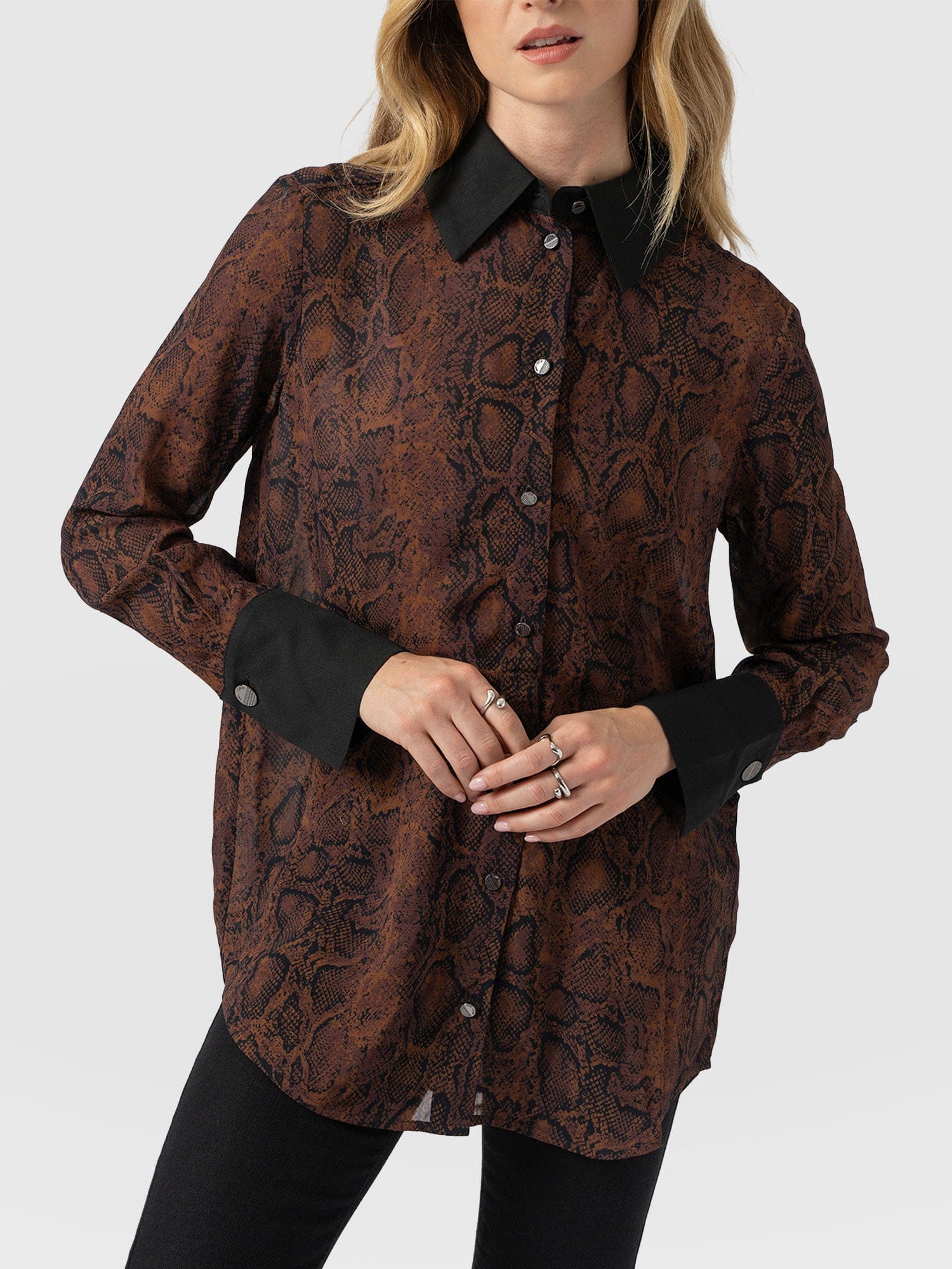 Madison Shirt - Brown Snake - Image 5