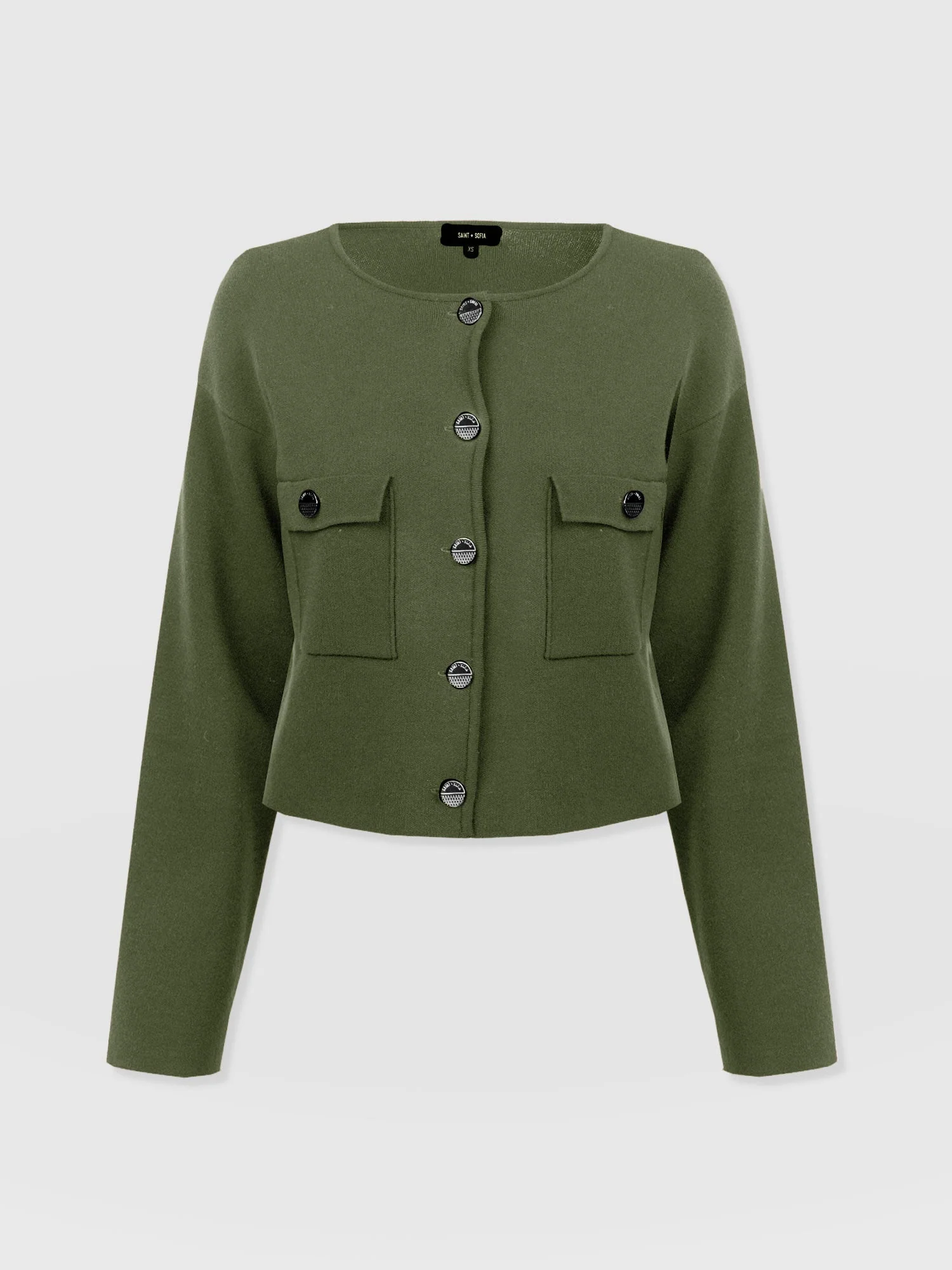 Maeva Knit Jacket - Khaki - Image 7