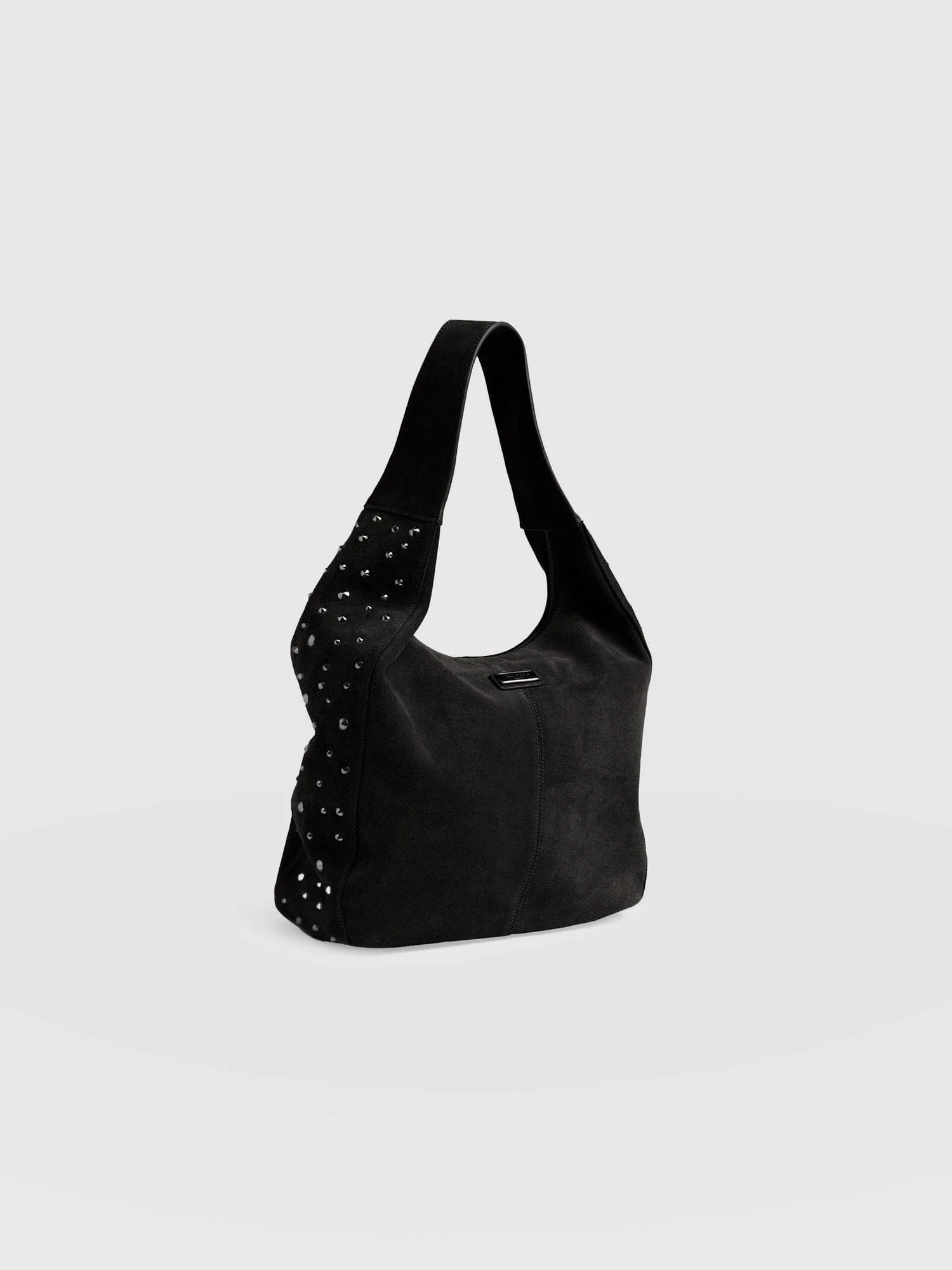 Margot Hobo Shoulder Bag - Black - Image 3