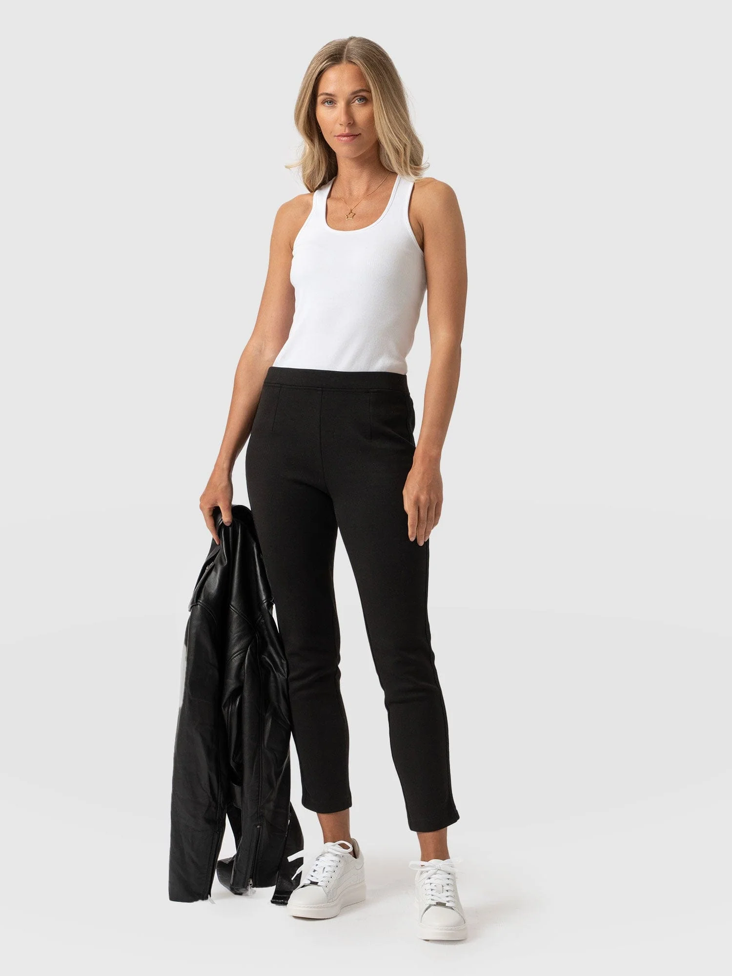 Marlow Tapered Pant - Black - Image 2