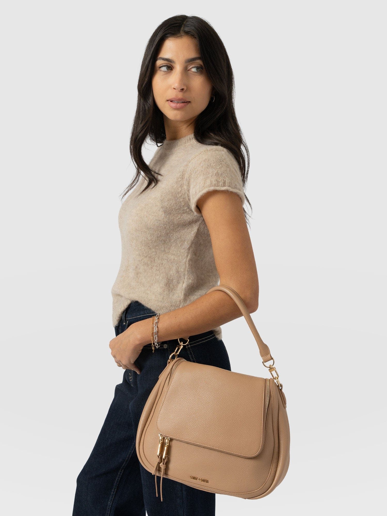 Marlowe Messenger Bag - Caramel - Image 6