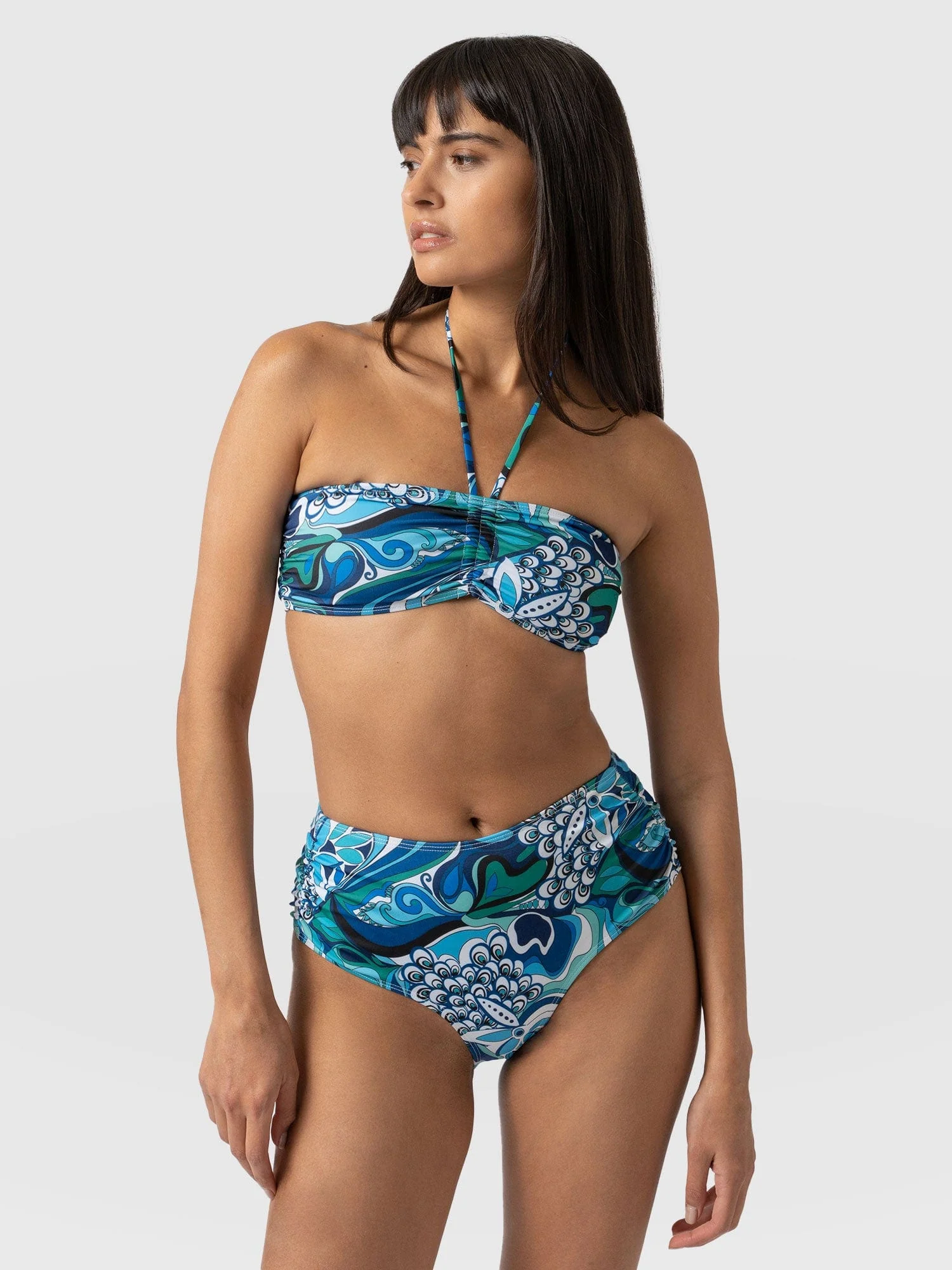 Maya Bandeau Bikini Top - Paradise - Image 3
