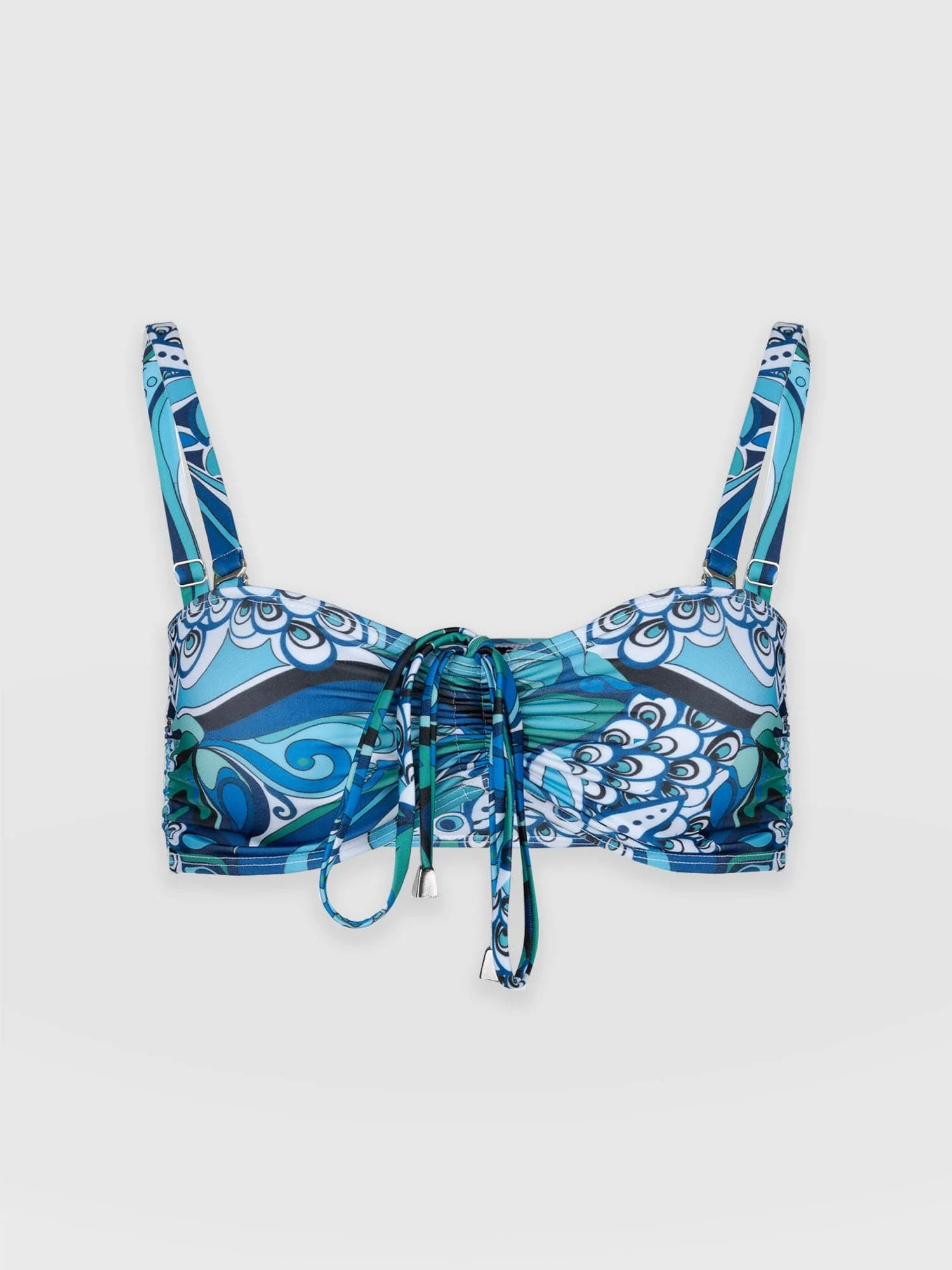Maya Bandeau Bikini Top - Paradise - Image 7