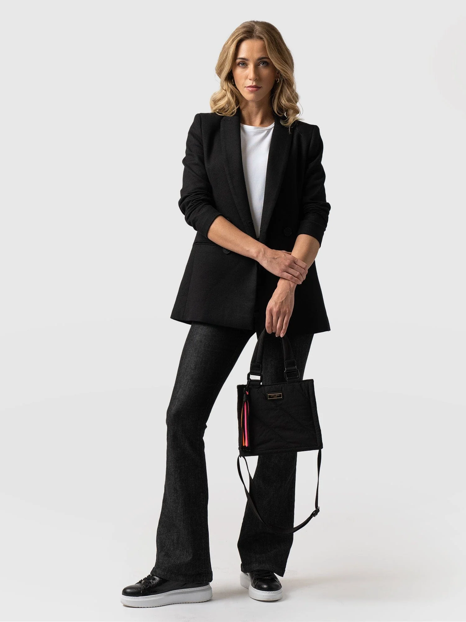 Mini Penny Tote Bag - Black - Image 6