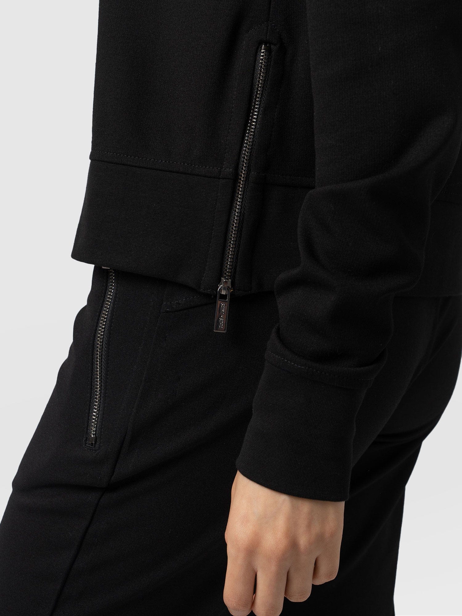 Morgan Zip Sweater - Black - Image 5