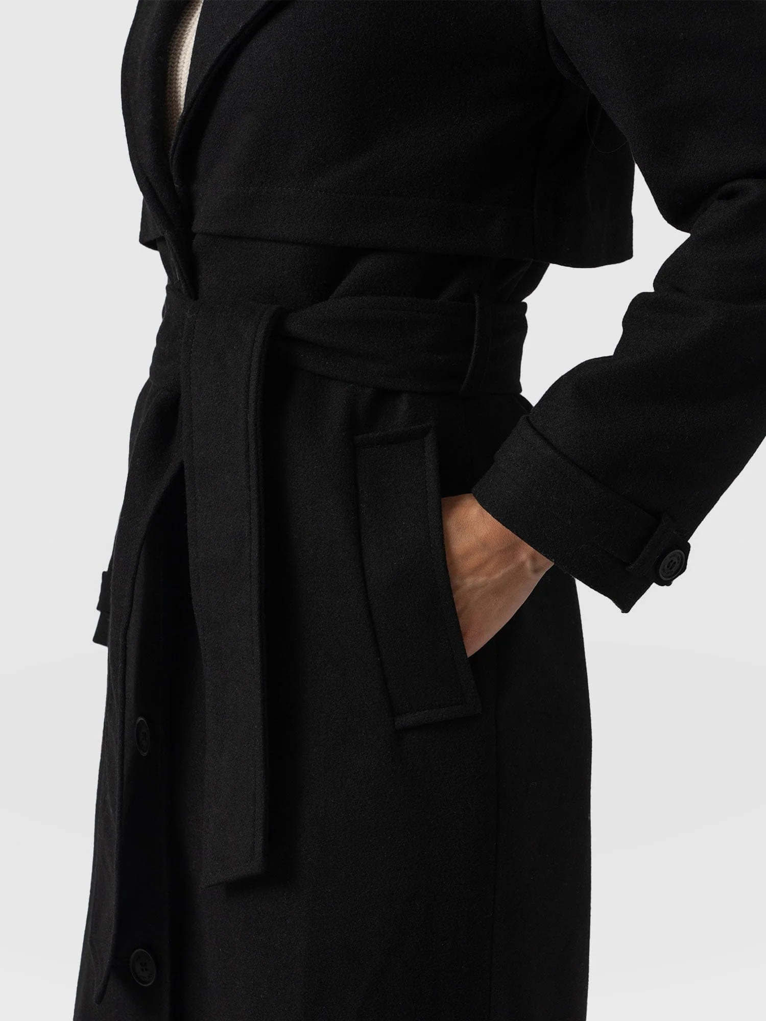 Odette Coat - Black - Image 4