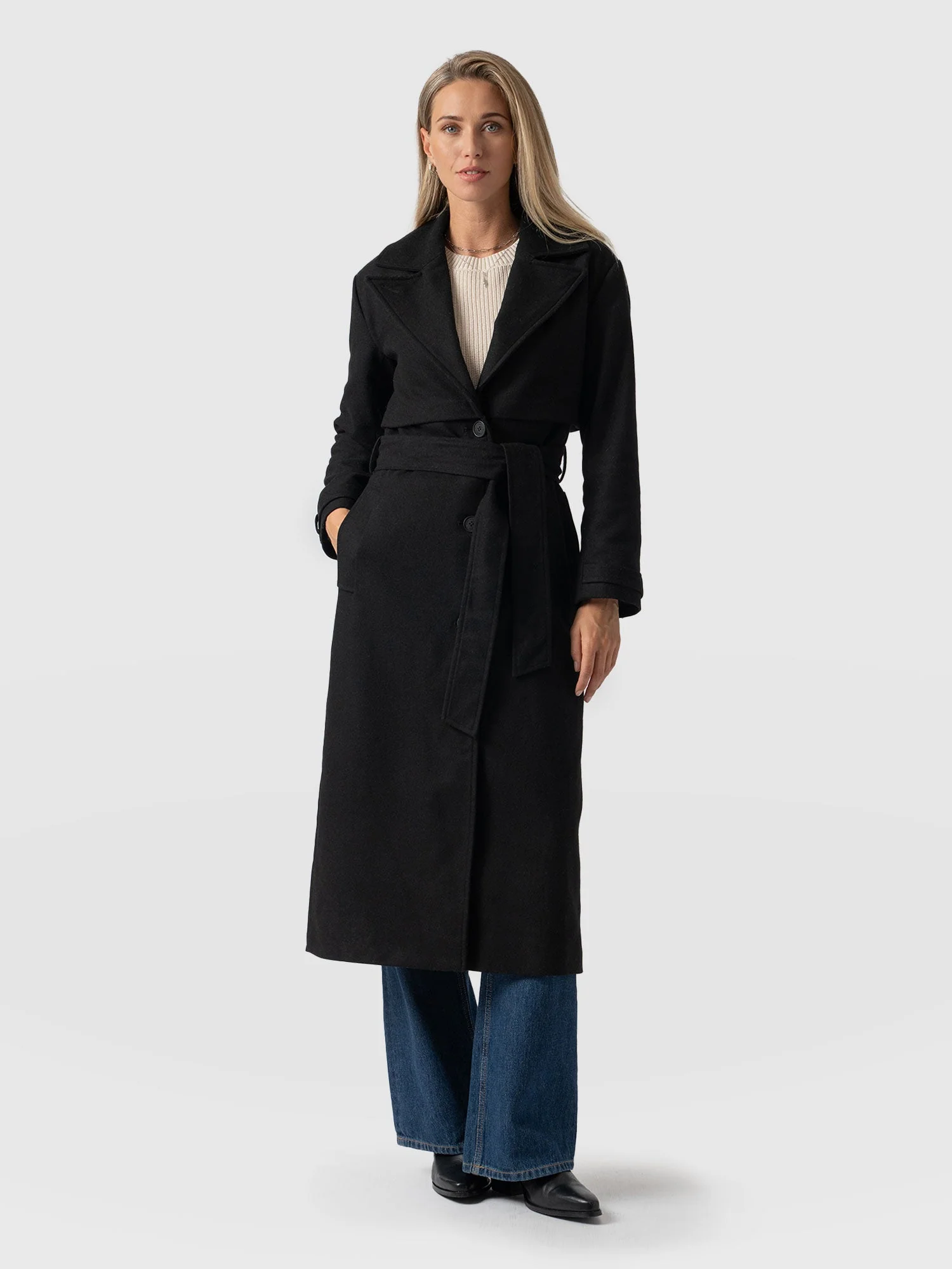 Odette Coat - Black - Image 5