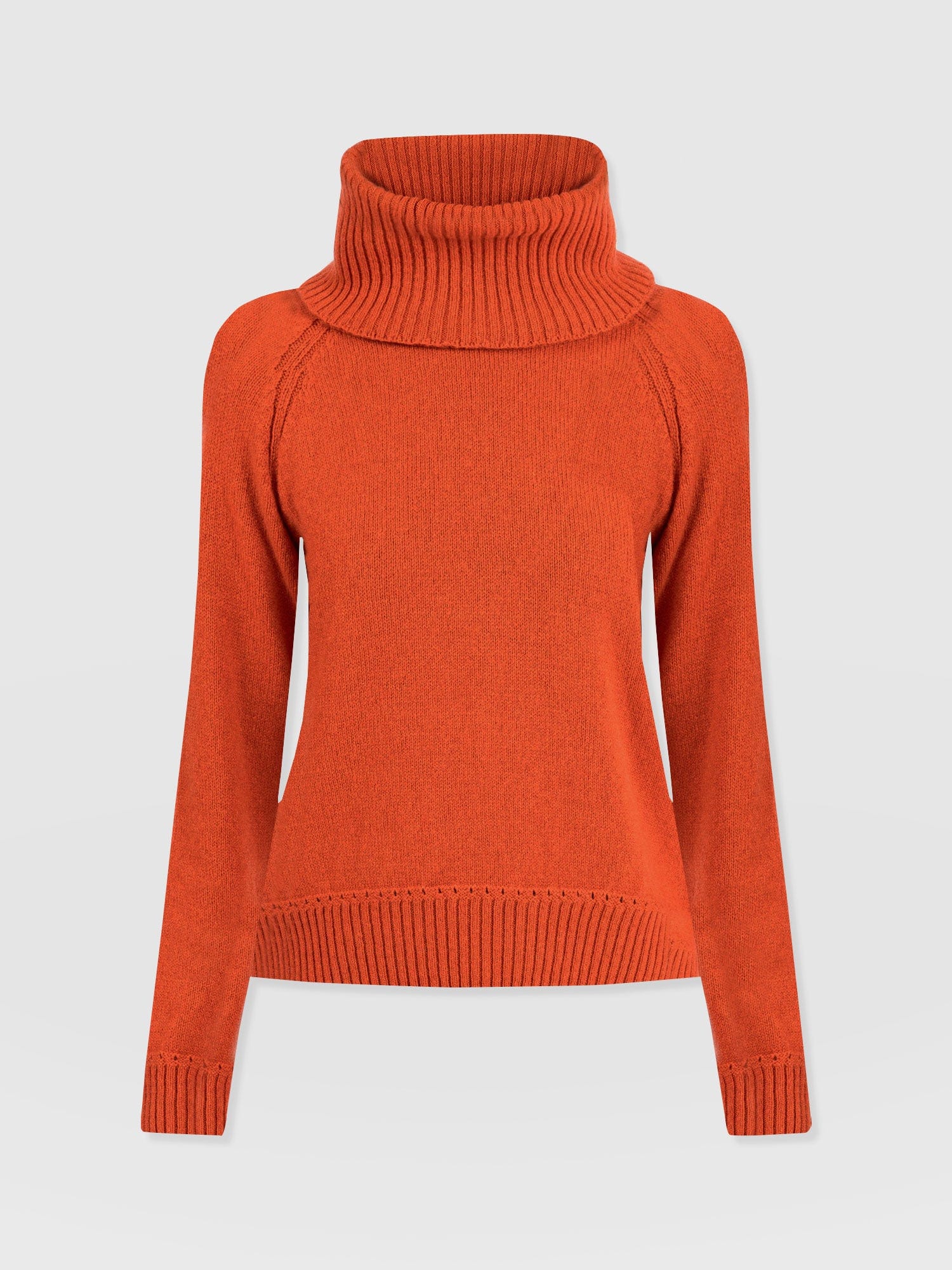 Oxford Cashmere Jumper - Orange - Image 7