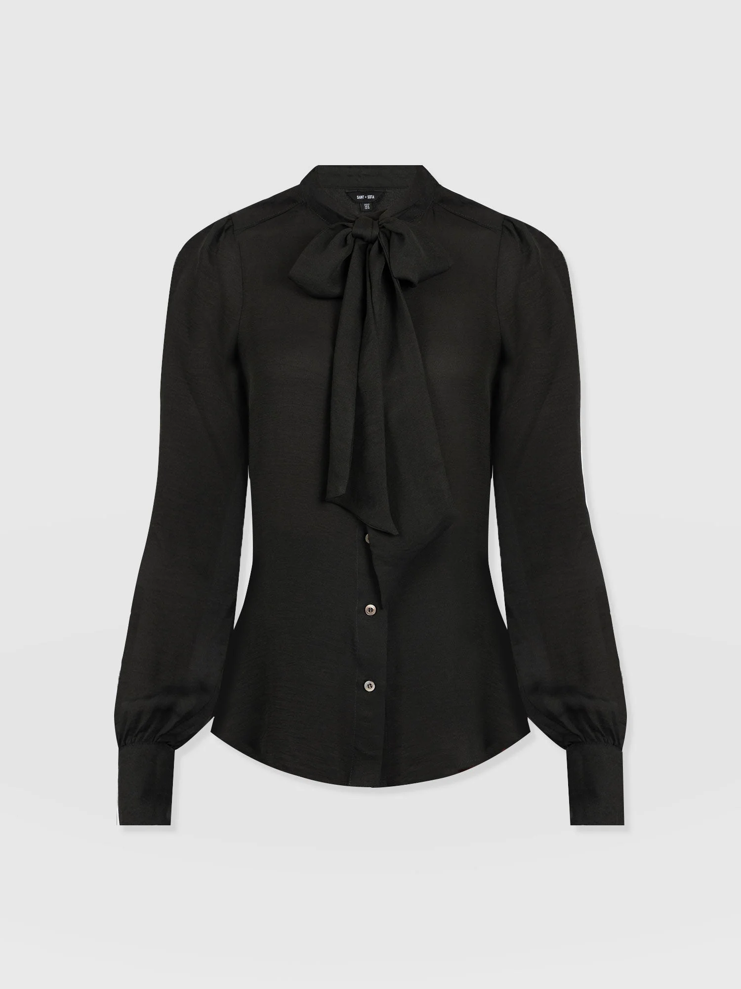 Paxton Pussybow Blouse - Black - Image 7