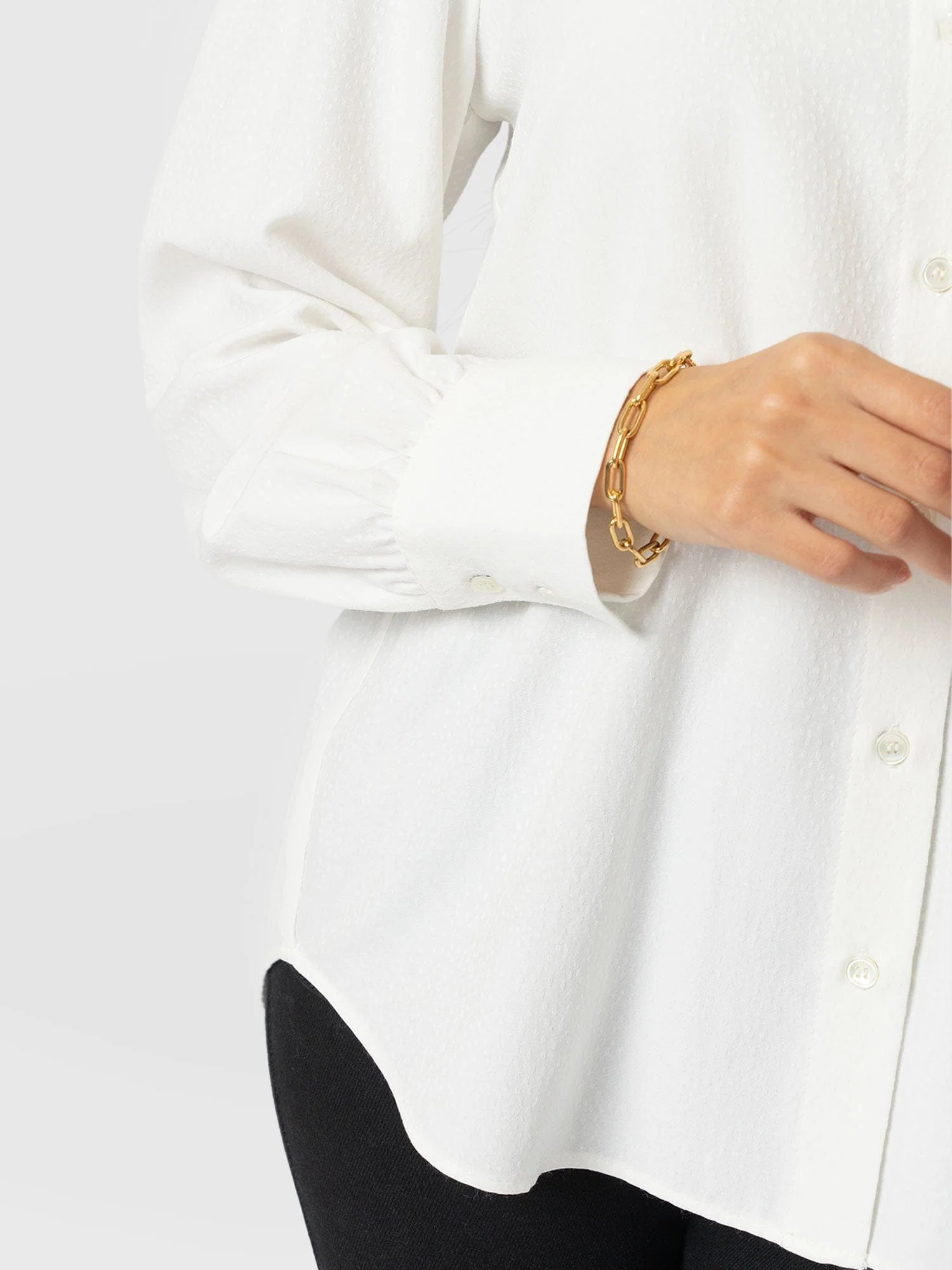 Paxton Pussybow Blouse - Cream - Image 5
