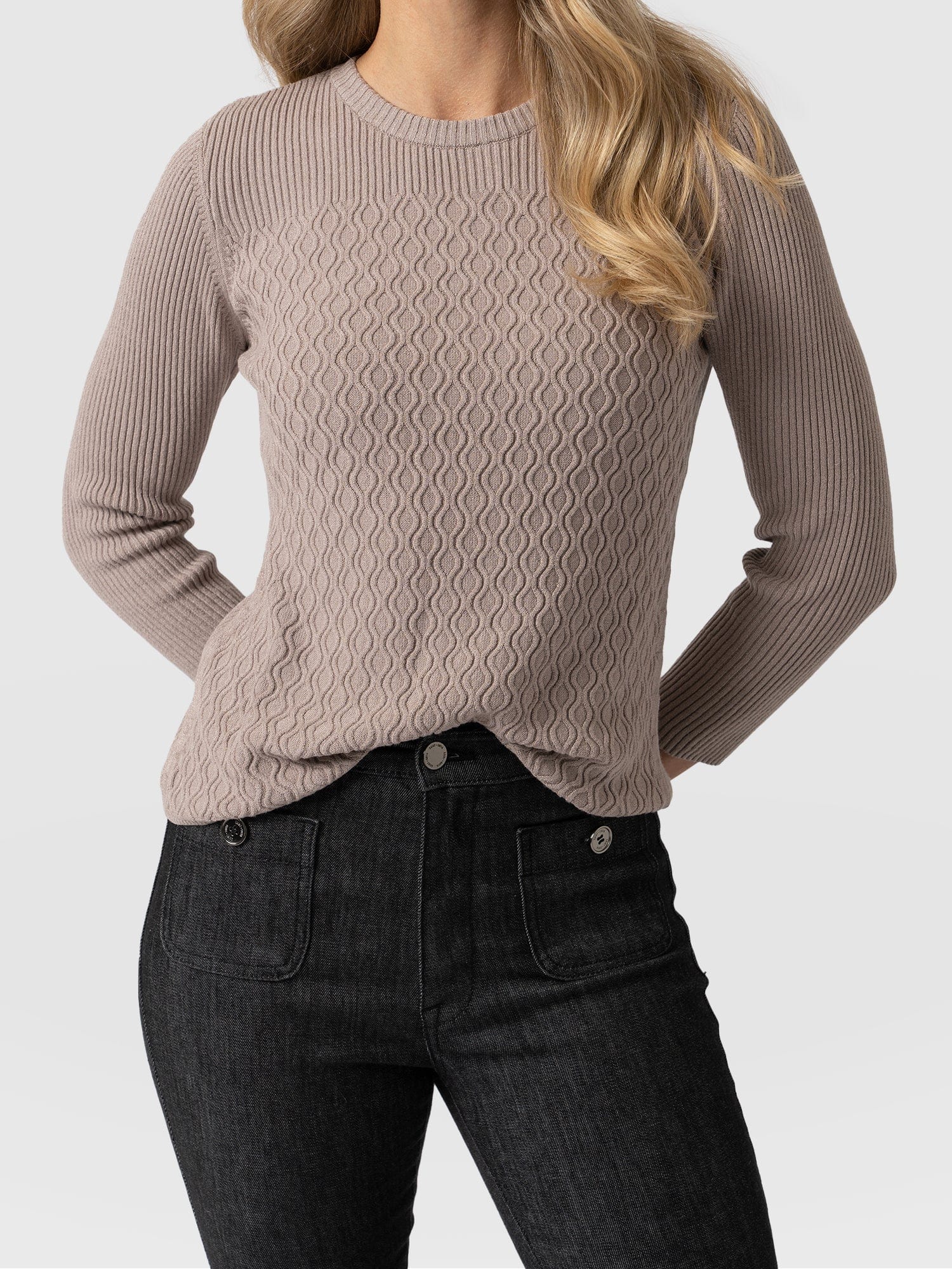 Primrose Knit Jumper - Malt - Image 3