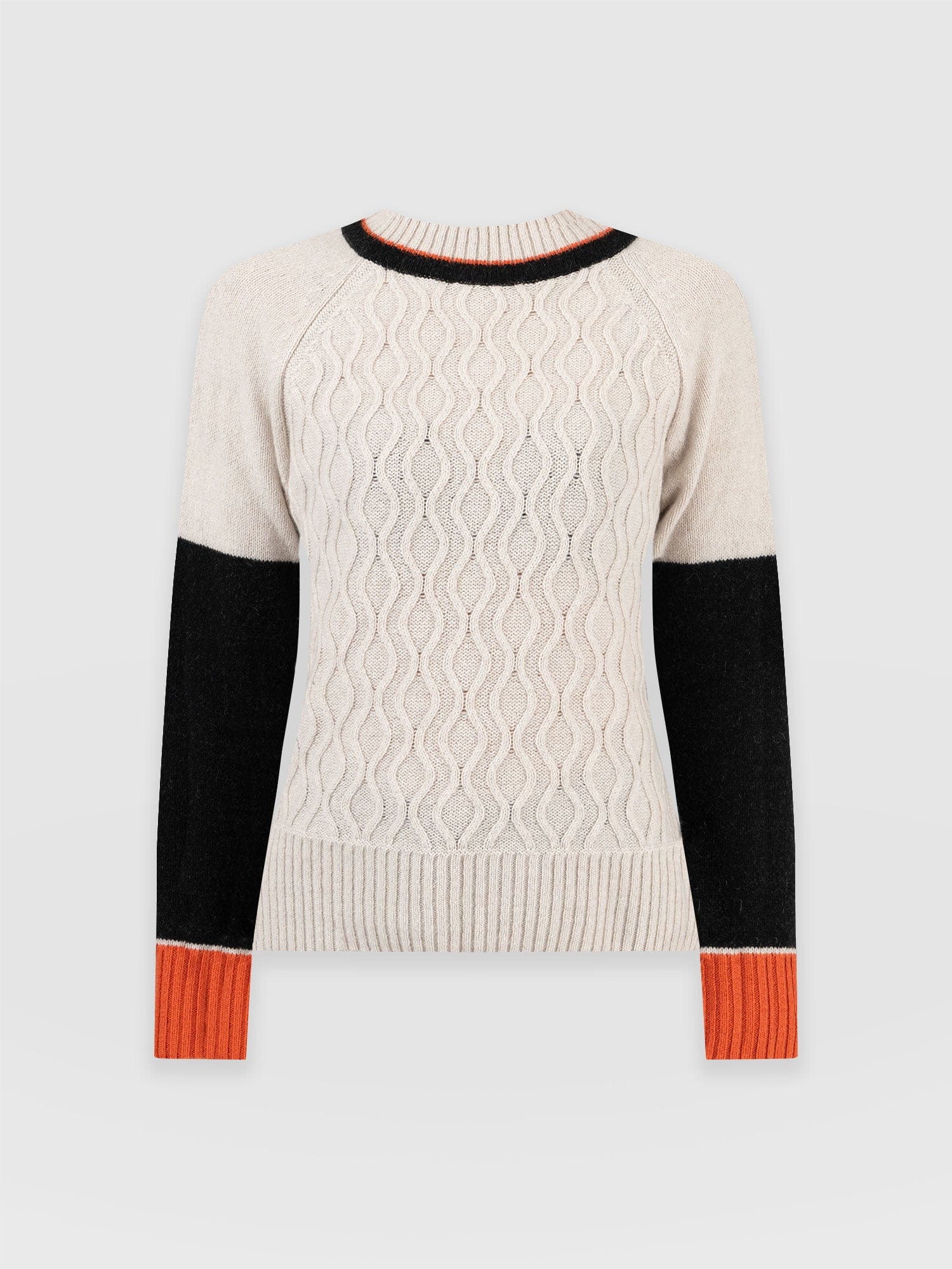 Rayner Cashmere Jumper - Beige - Image 7