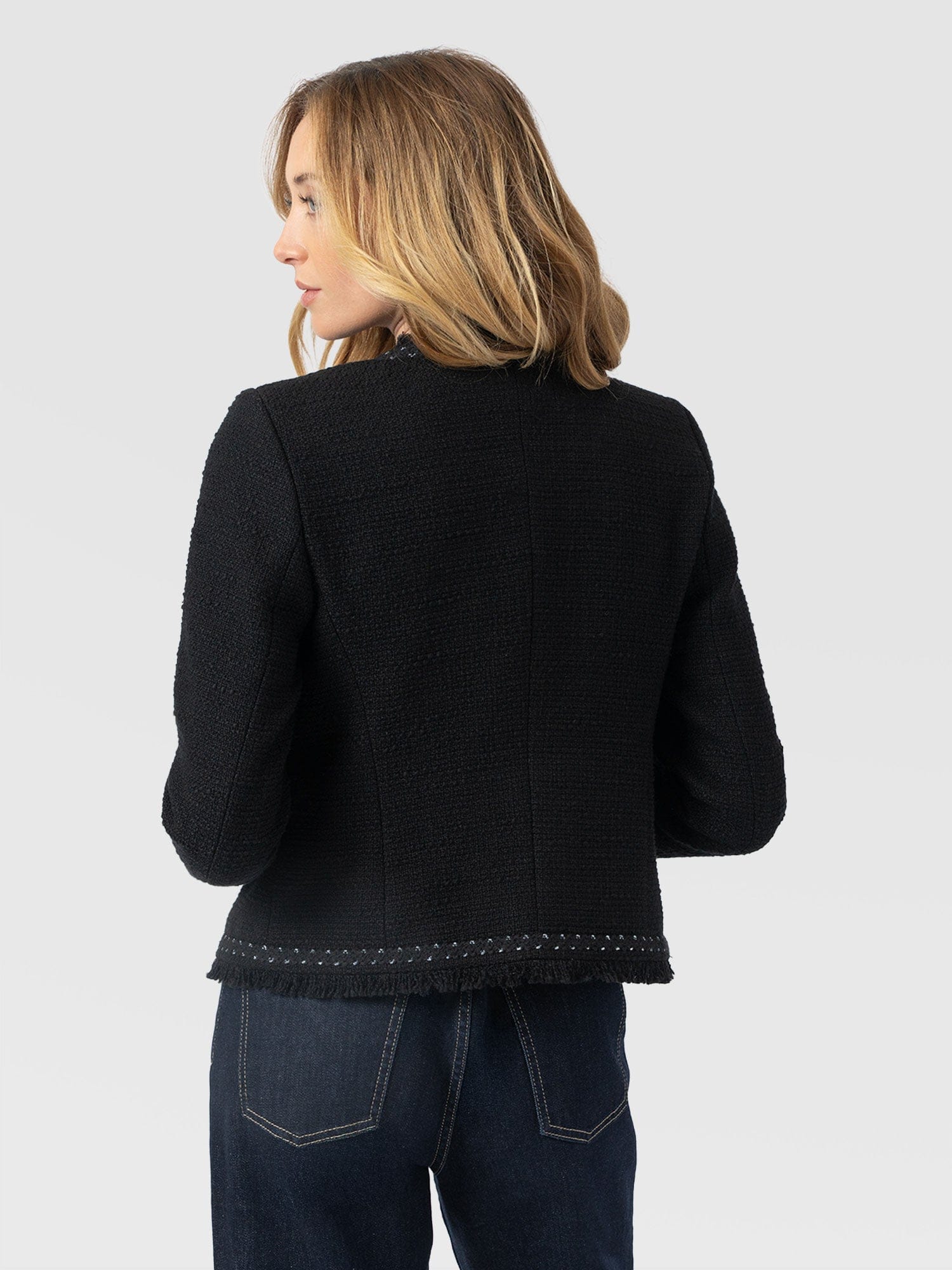 Rayner Jacket - Black Boucle - Image 6