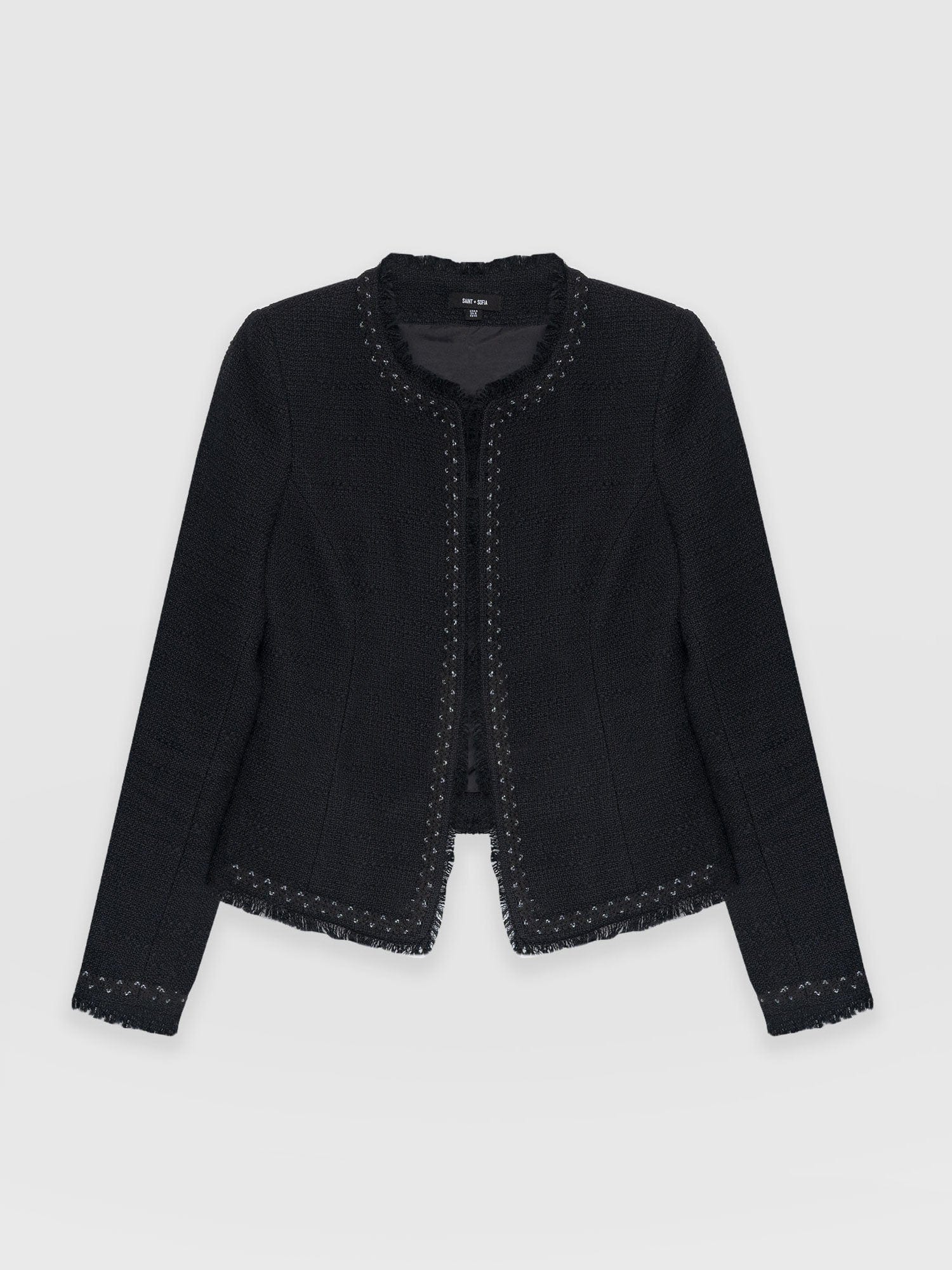 Rayner Jacket - Black Boucle - Image 7