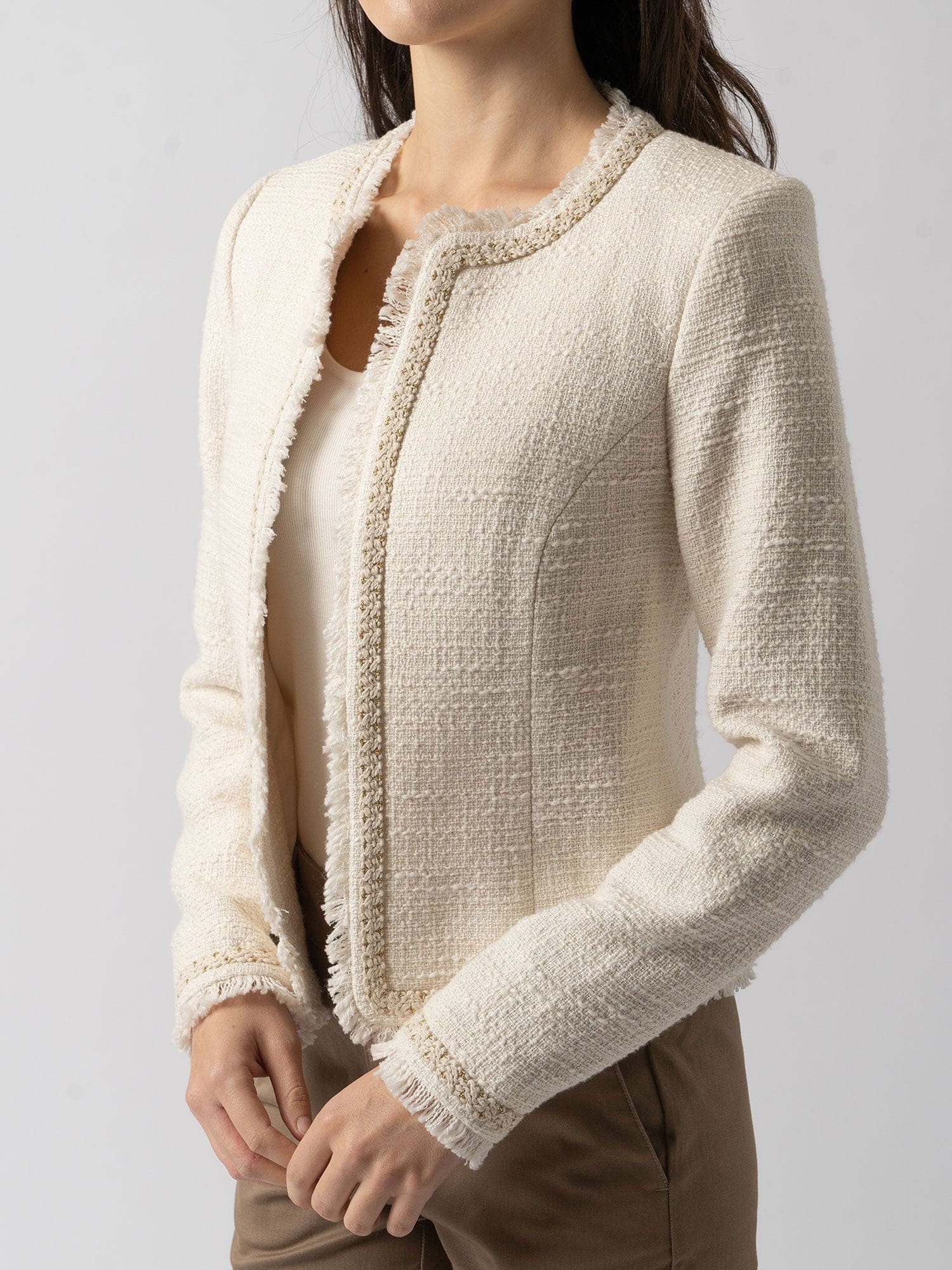Rayner Jacket - Cream Boucle - Image 3