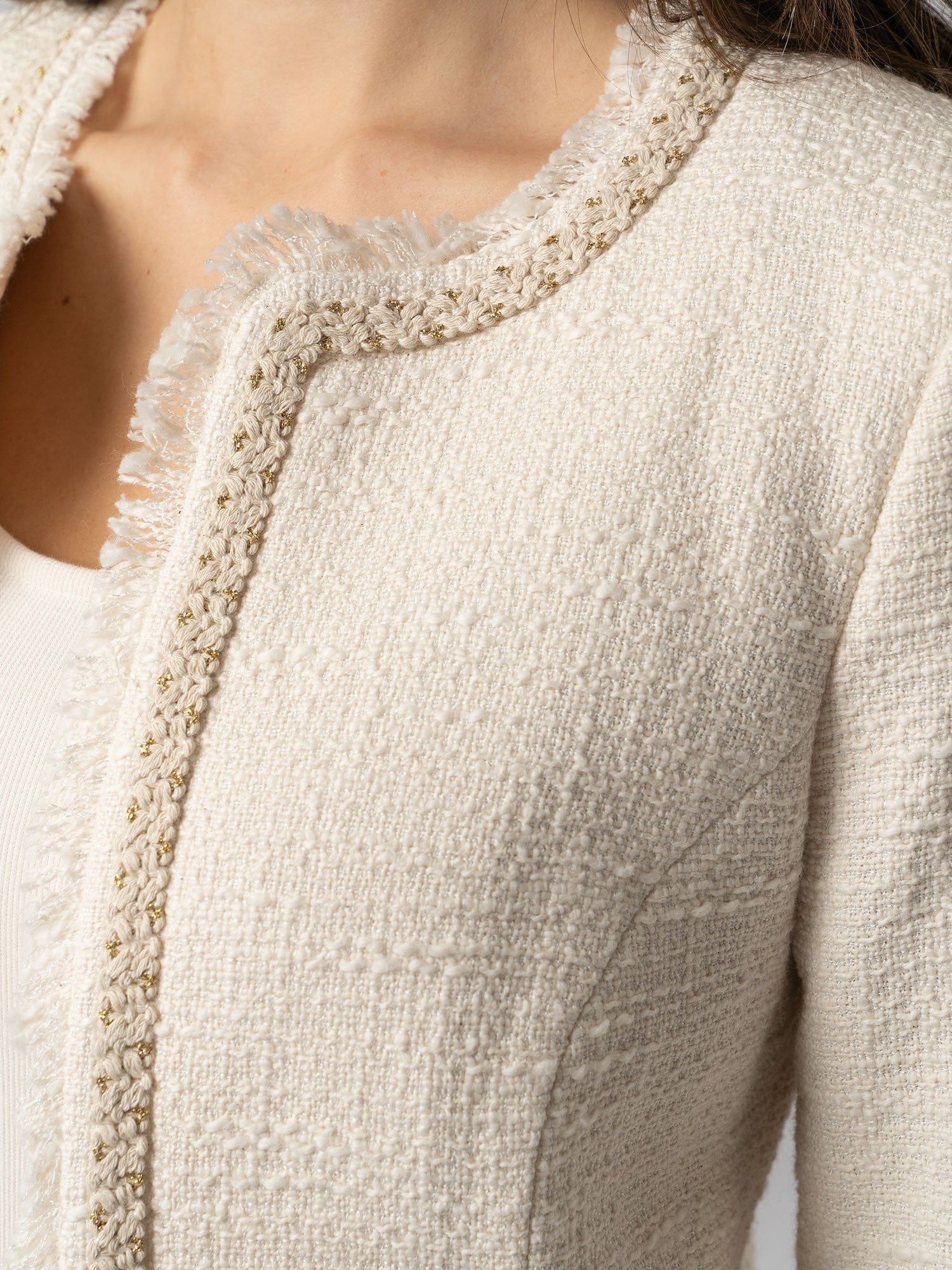 Rayner Jacket - Cream Boucle - Image 4