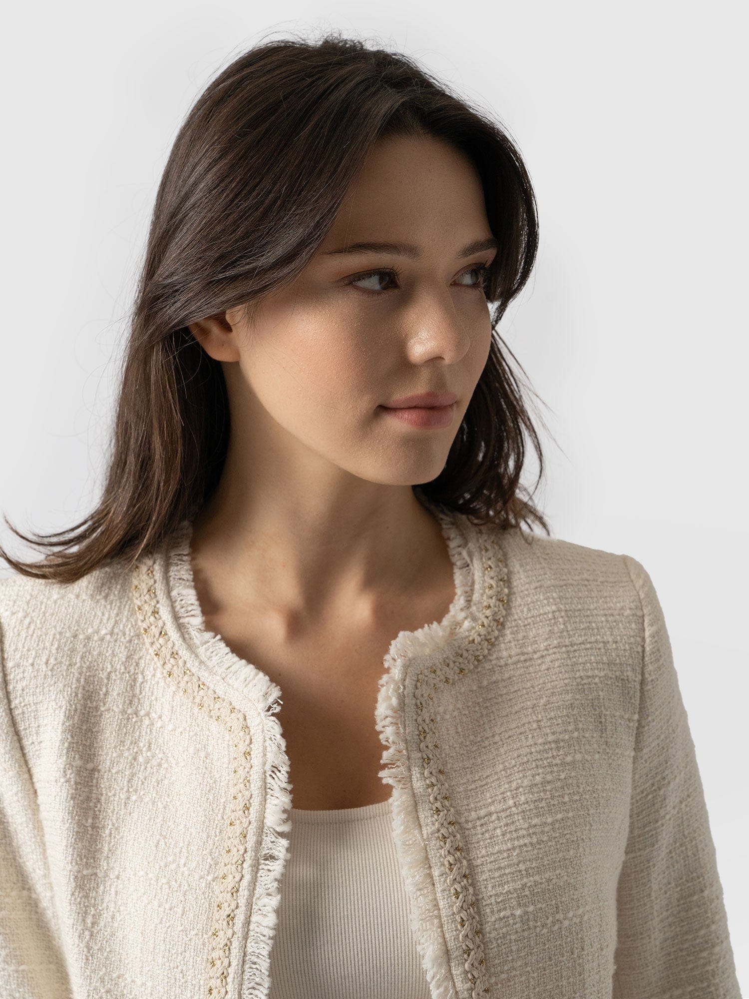 Rayner Jacket - Cream Boucle - Image 5