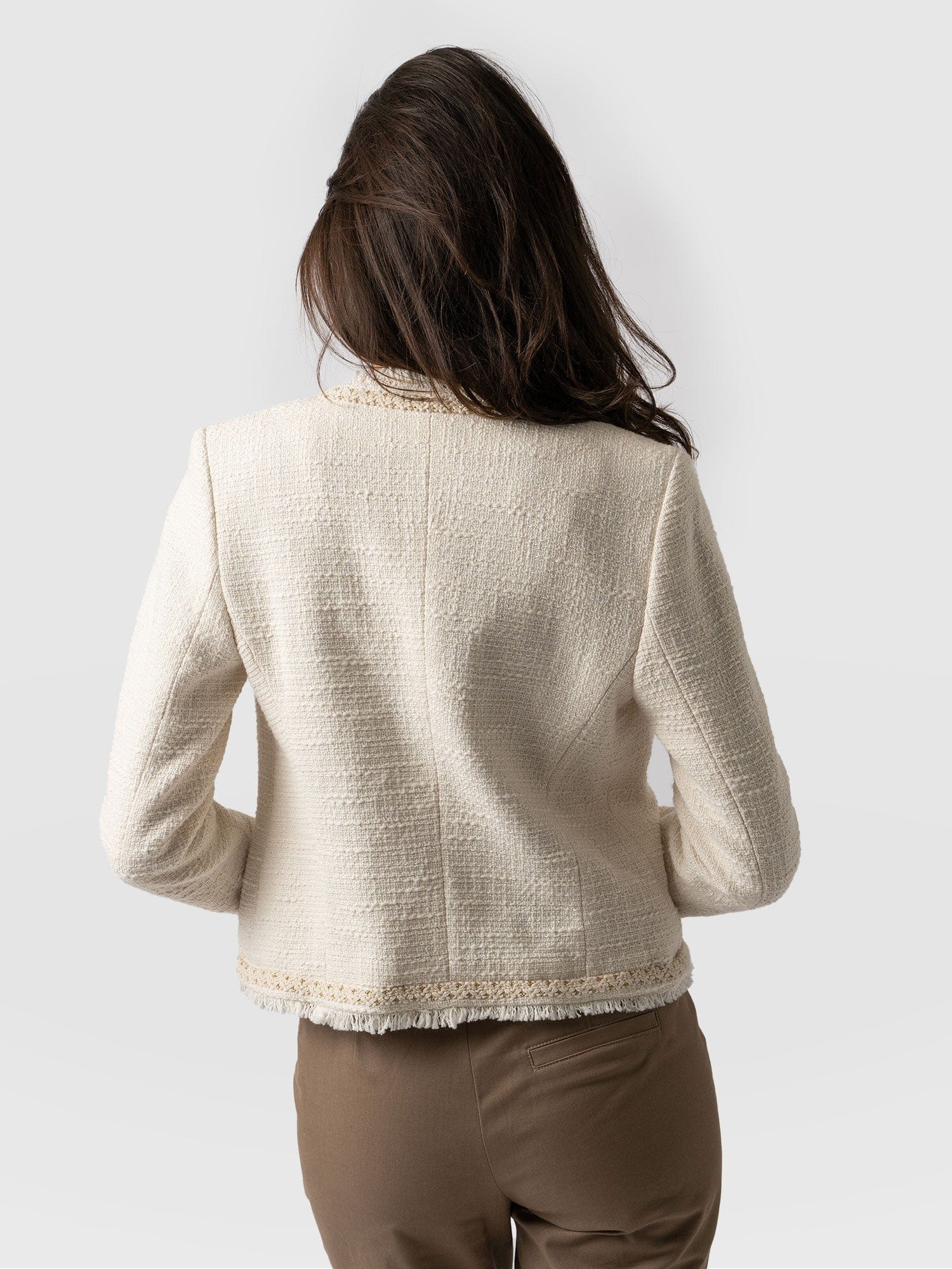 Rayner Jacket - Cream Boucle - Image 6