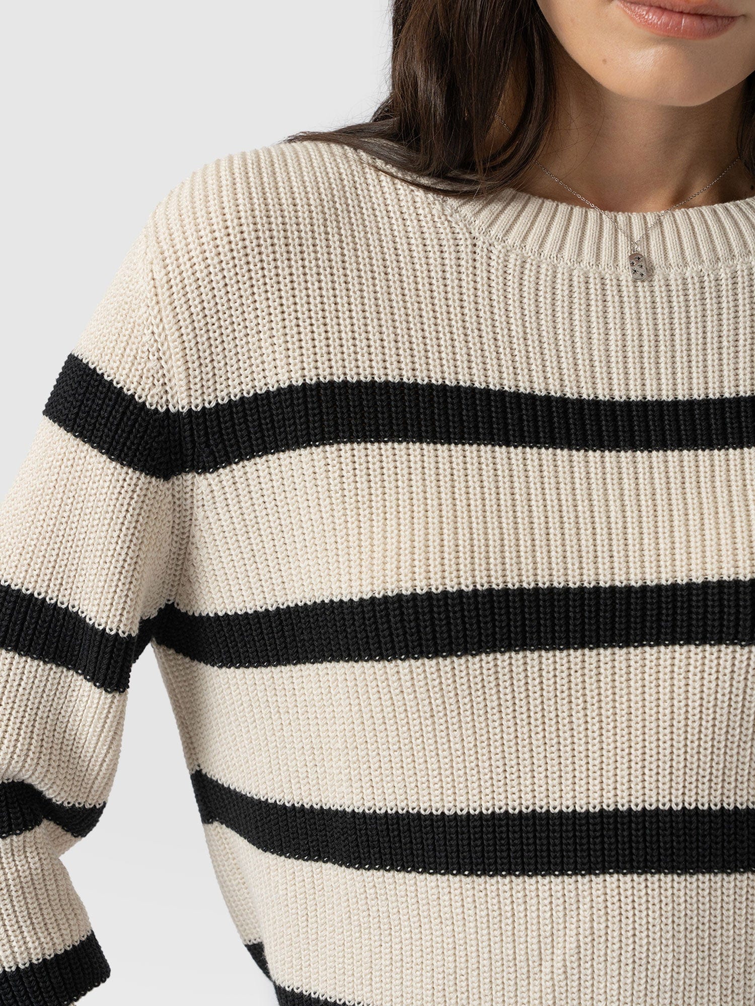 Remy Crop Jumper - Stripe - Image 4