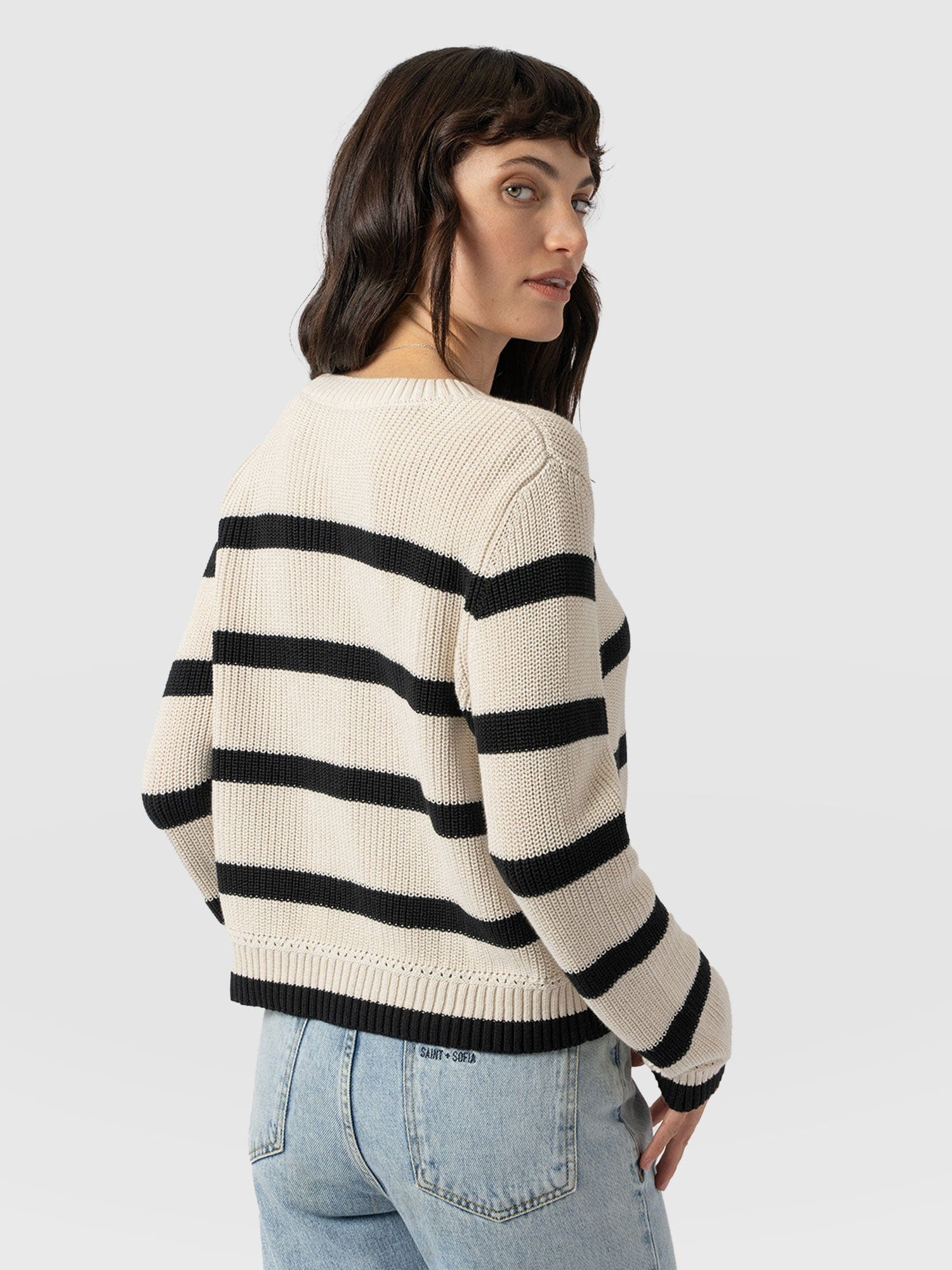 Remy Crop Jumper - Stripe - Image 6