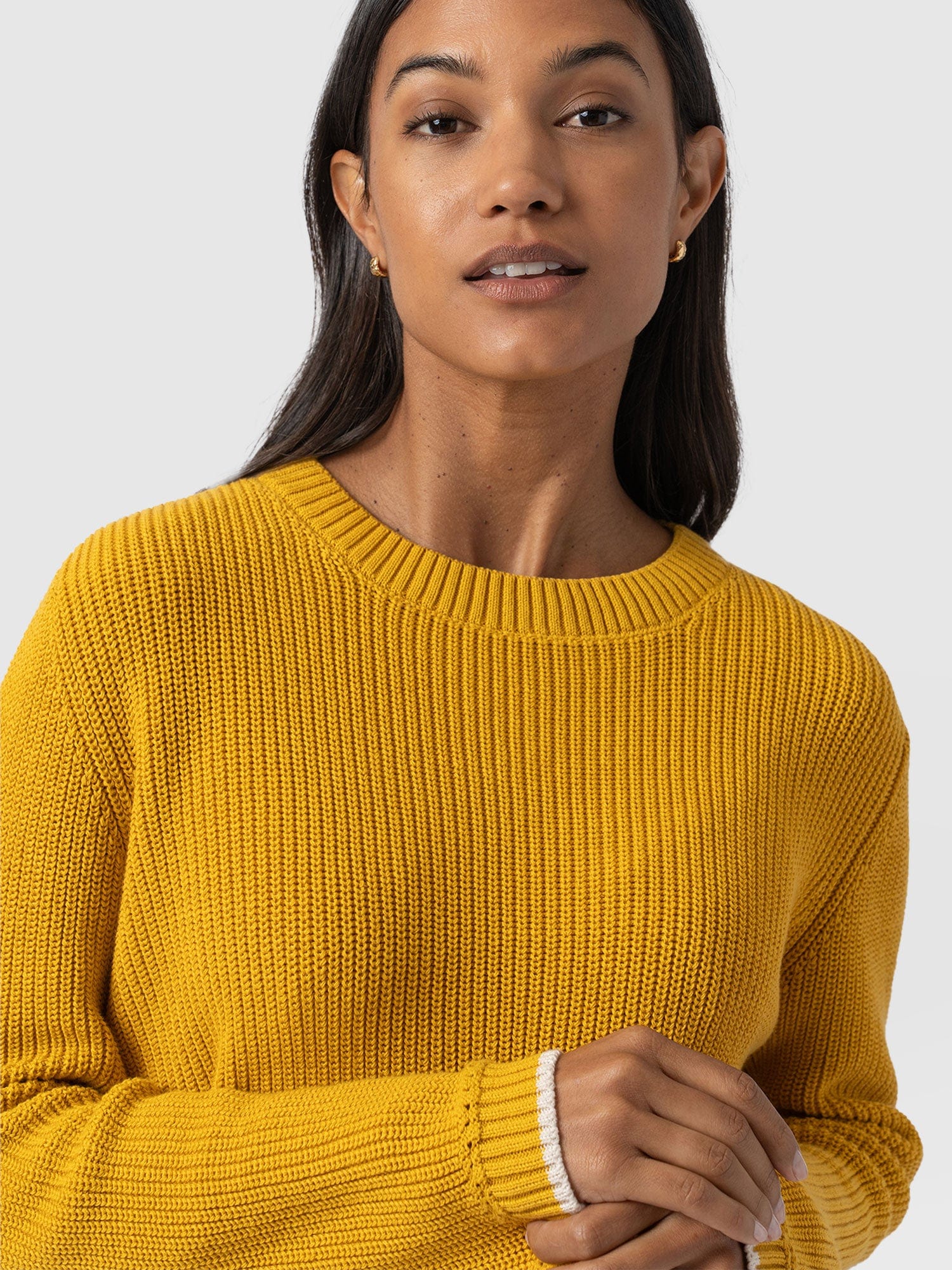Remy Crop Jumper - Yellow - Image 4