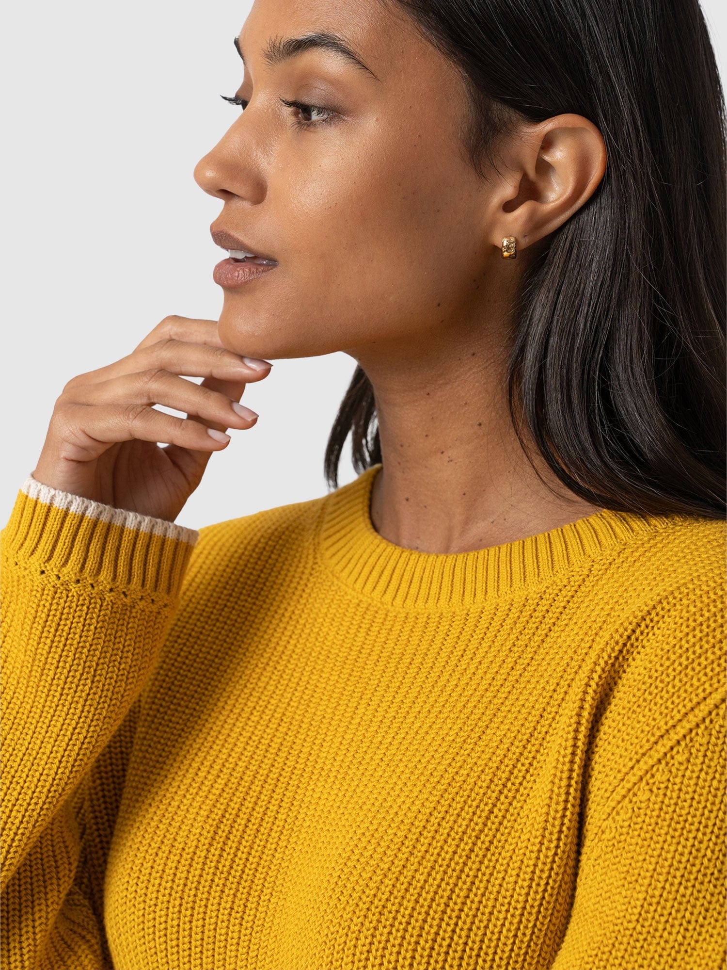 Remy Crop Jumper - Yellow - Image 5