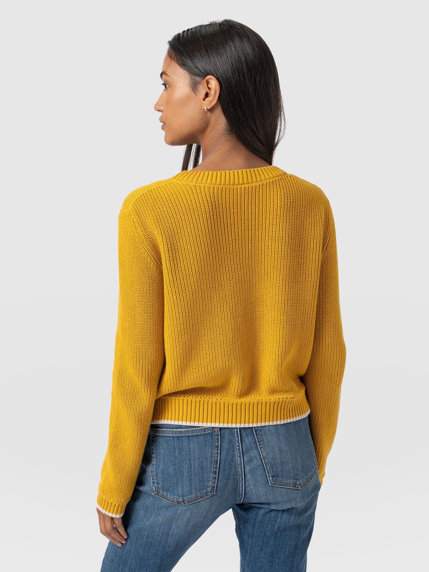 Remy Crop Jumper - Yellow - Image 6