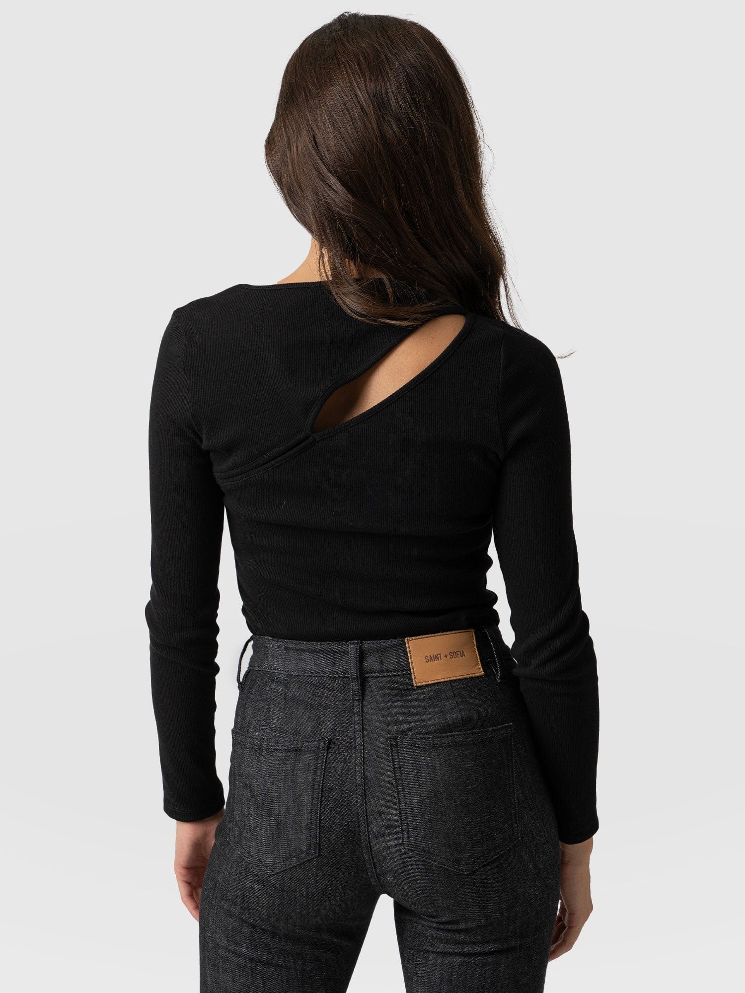 Reveal Tee Long Sleeve - Black - Image 5