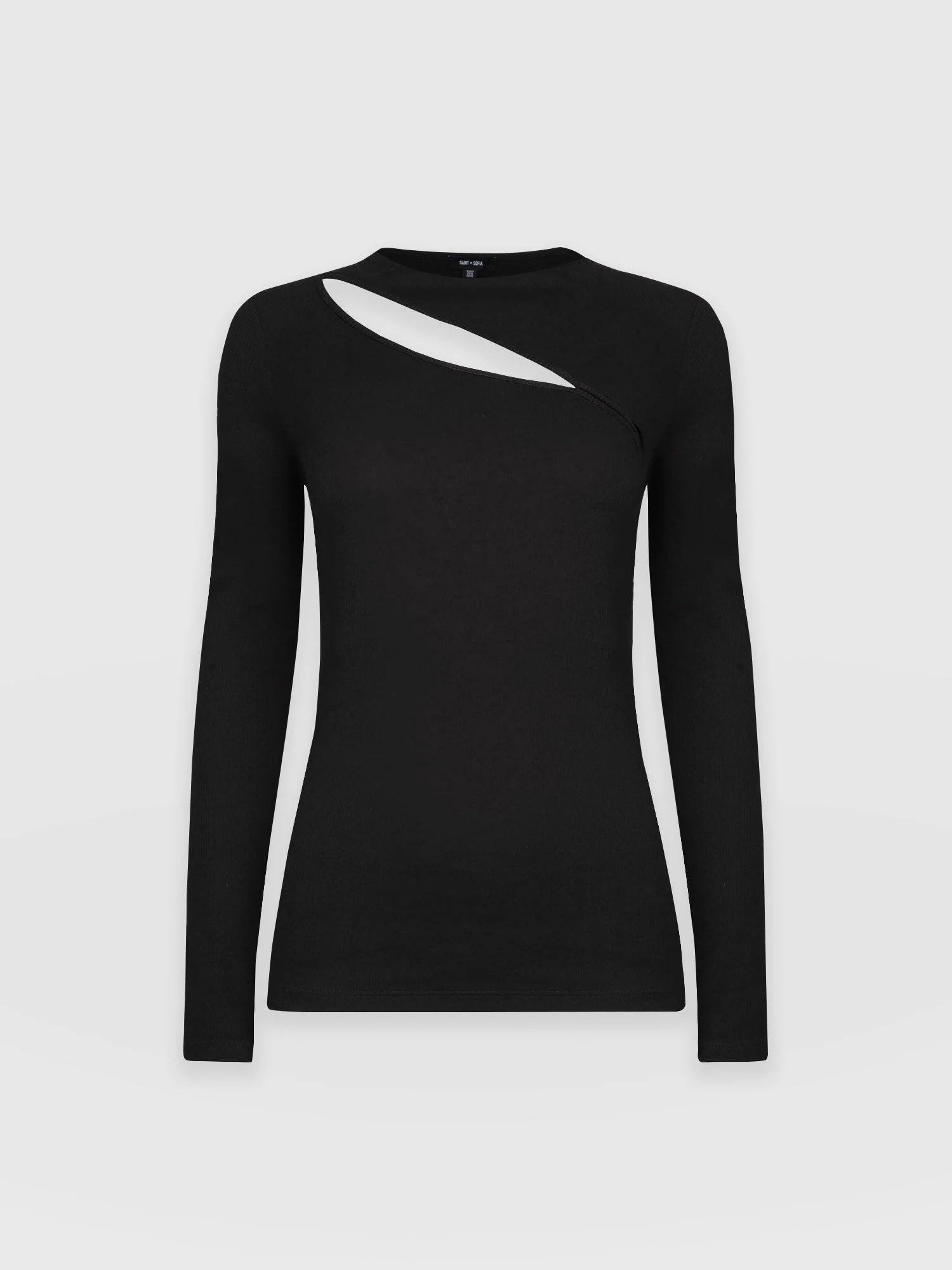 Reveal Tee Long Sleeve - Black - Image 7