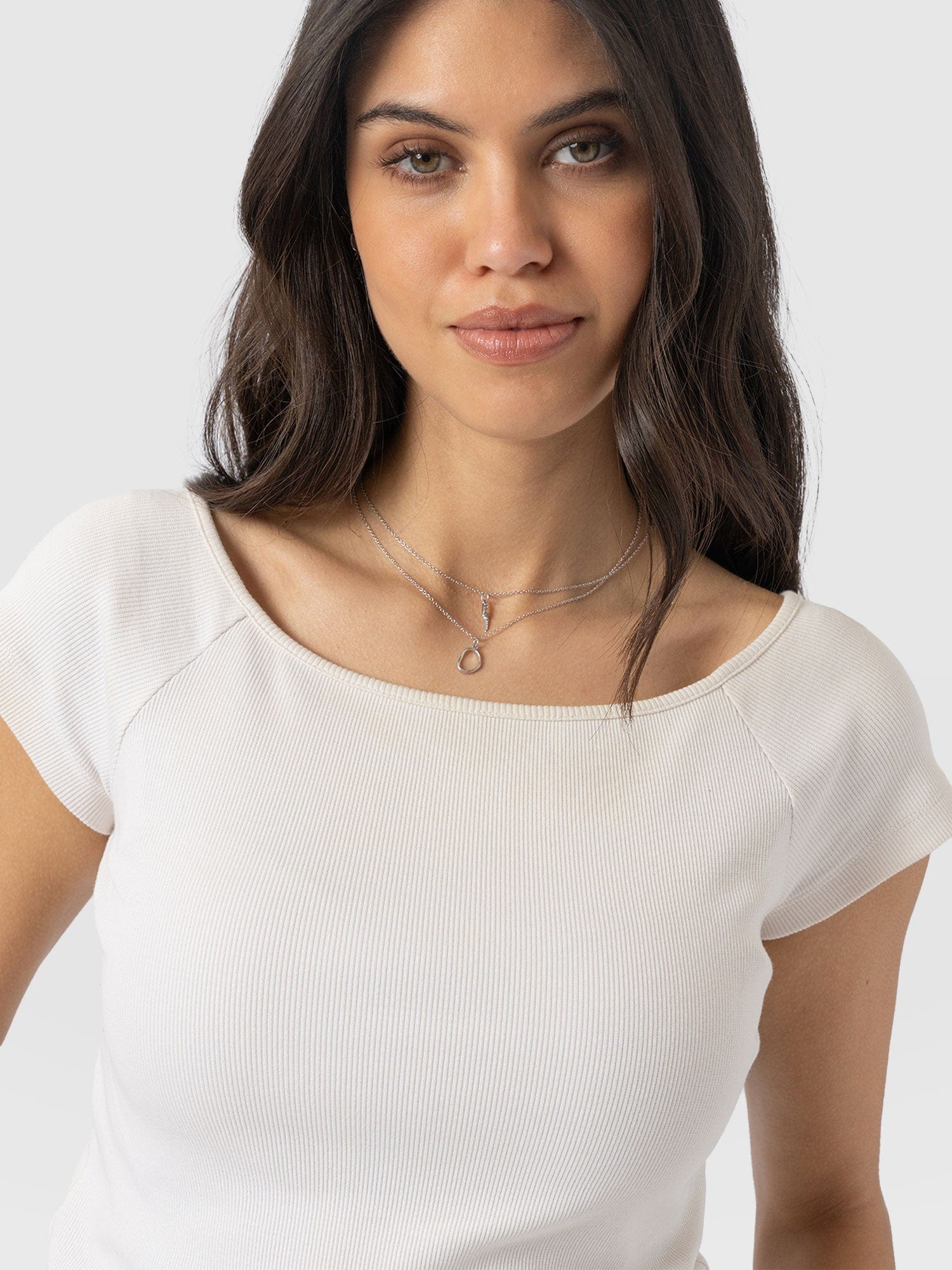 Riviera Tee - Cream - Image 5