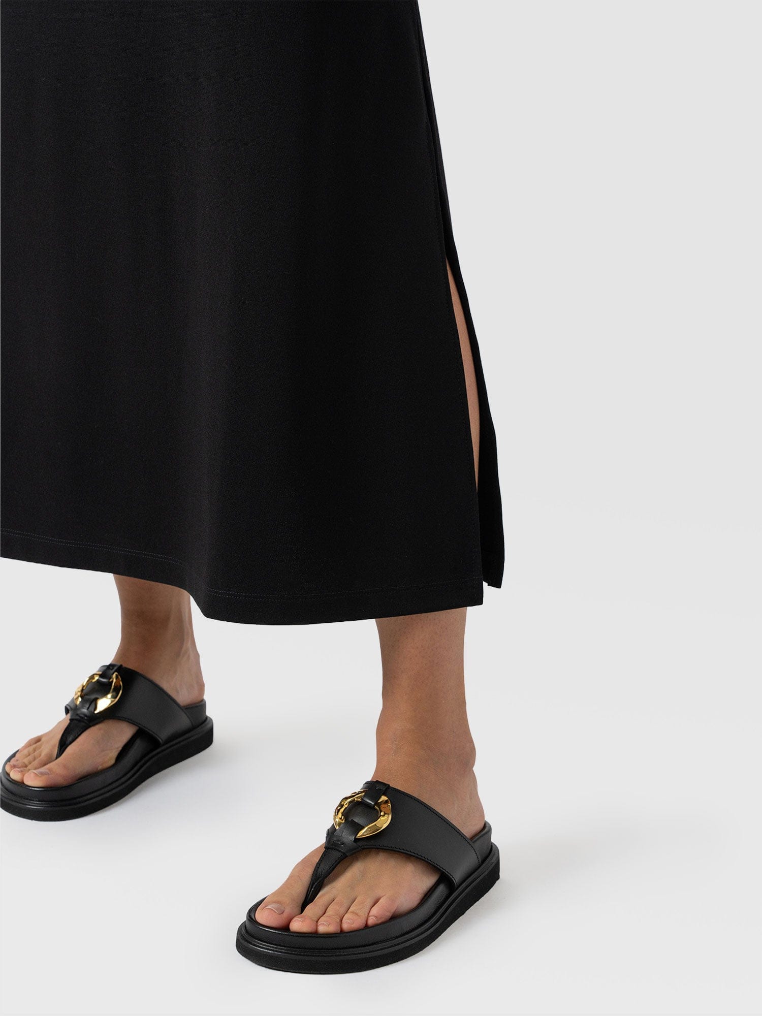 Rowan Dress - Black - Molten - Image 5