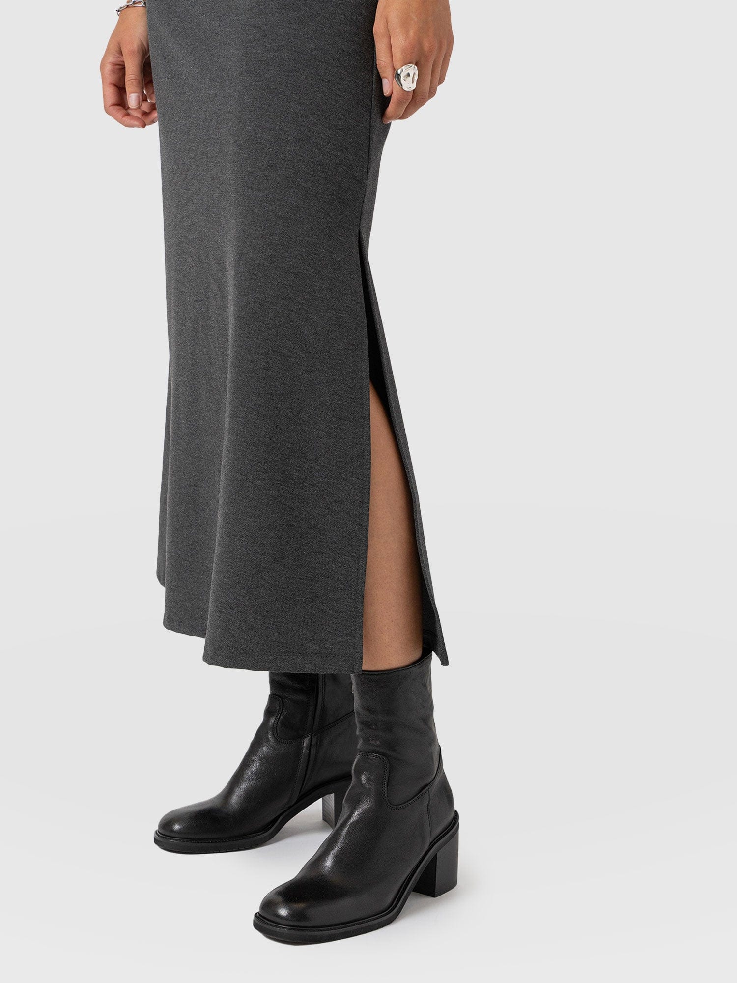 Rowan Dress - Charcoal - Molten - Image 5