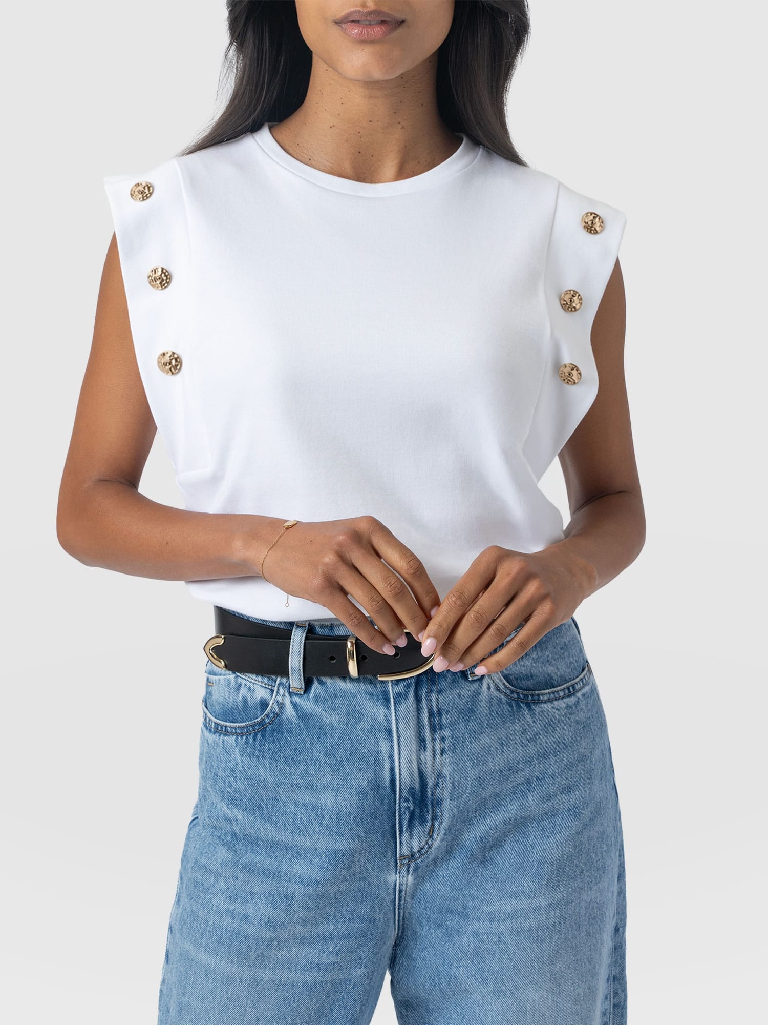 Rowan Tee - White Molten - Image 3