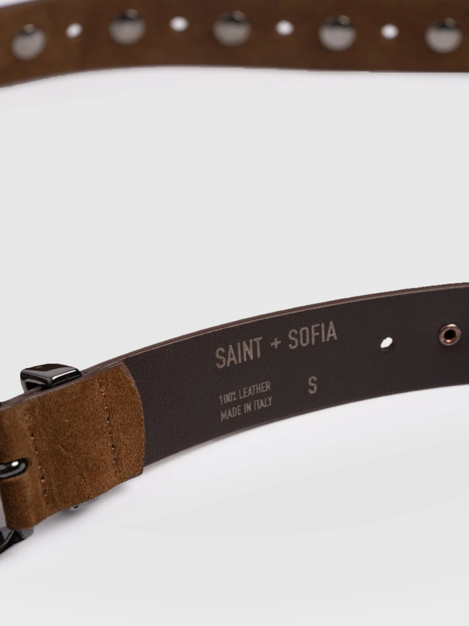 Roxie Studded Belt - Camel - Image 3