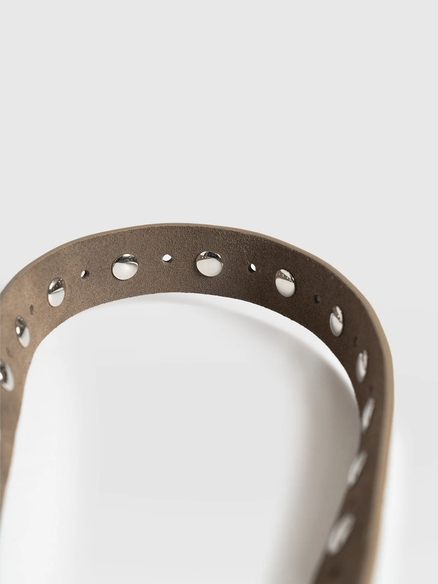 Roxie Studded Belt - Taupe - Image 3