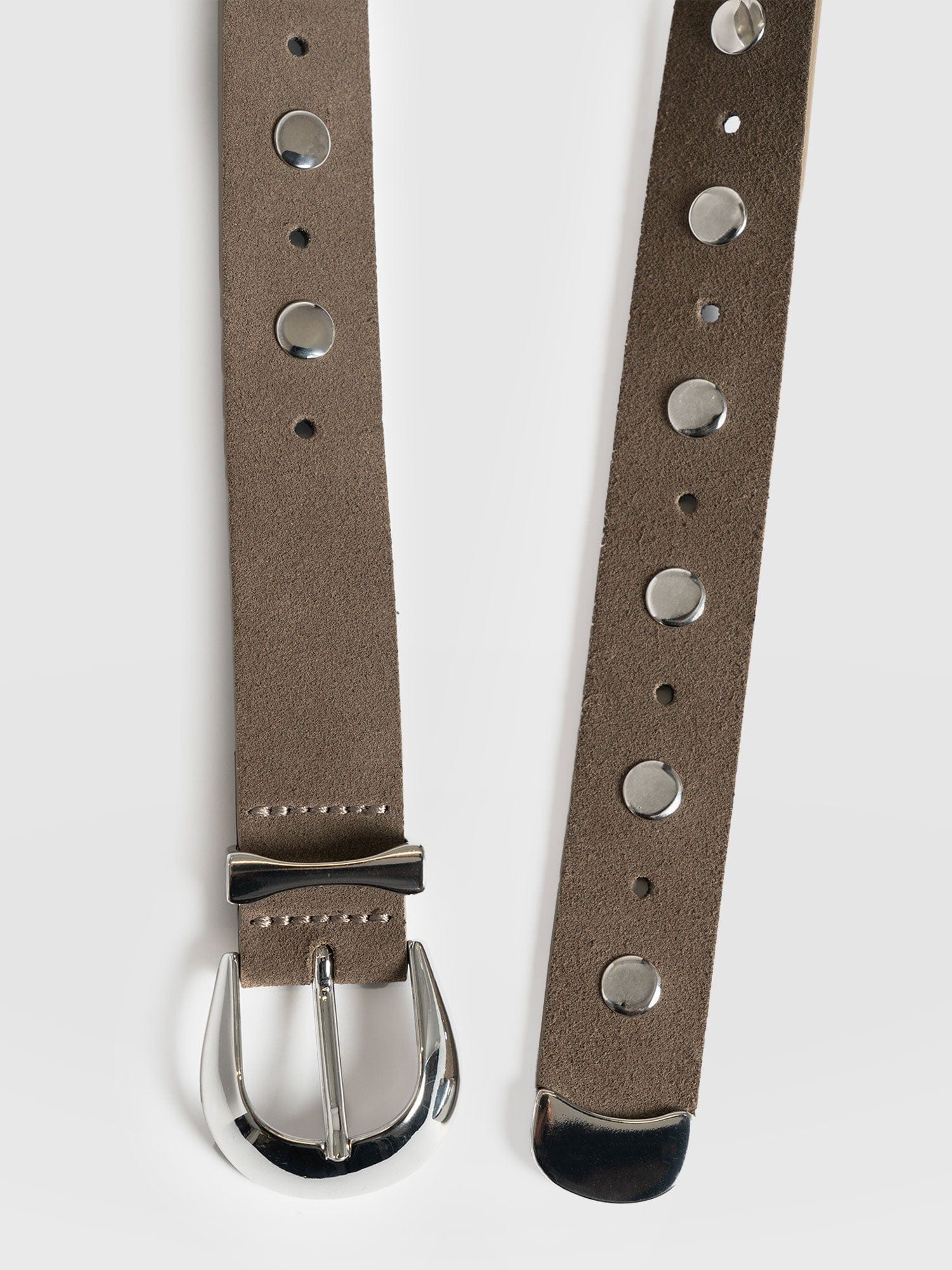 Roxie Studded Belt - Taupe - Image 5