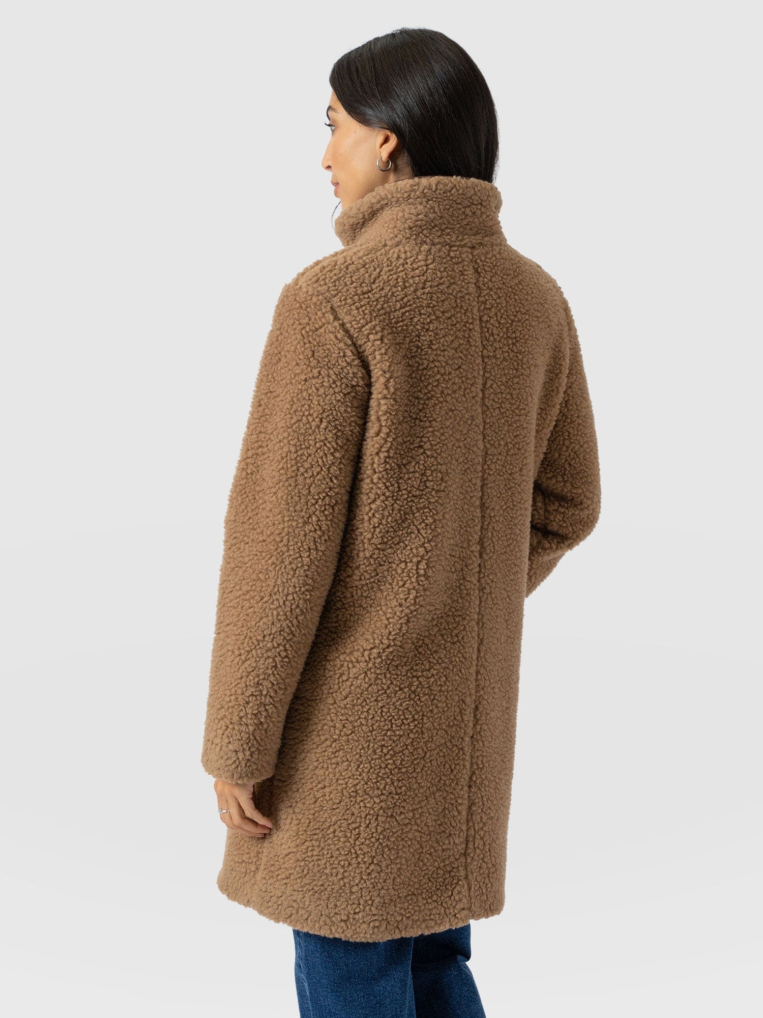 Rumer Teddy Coat - Camel - Image 6