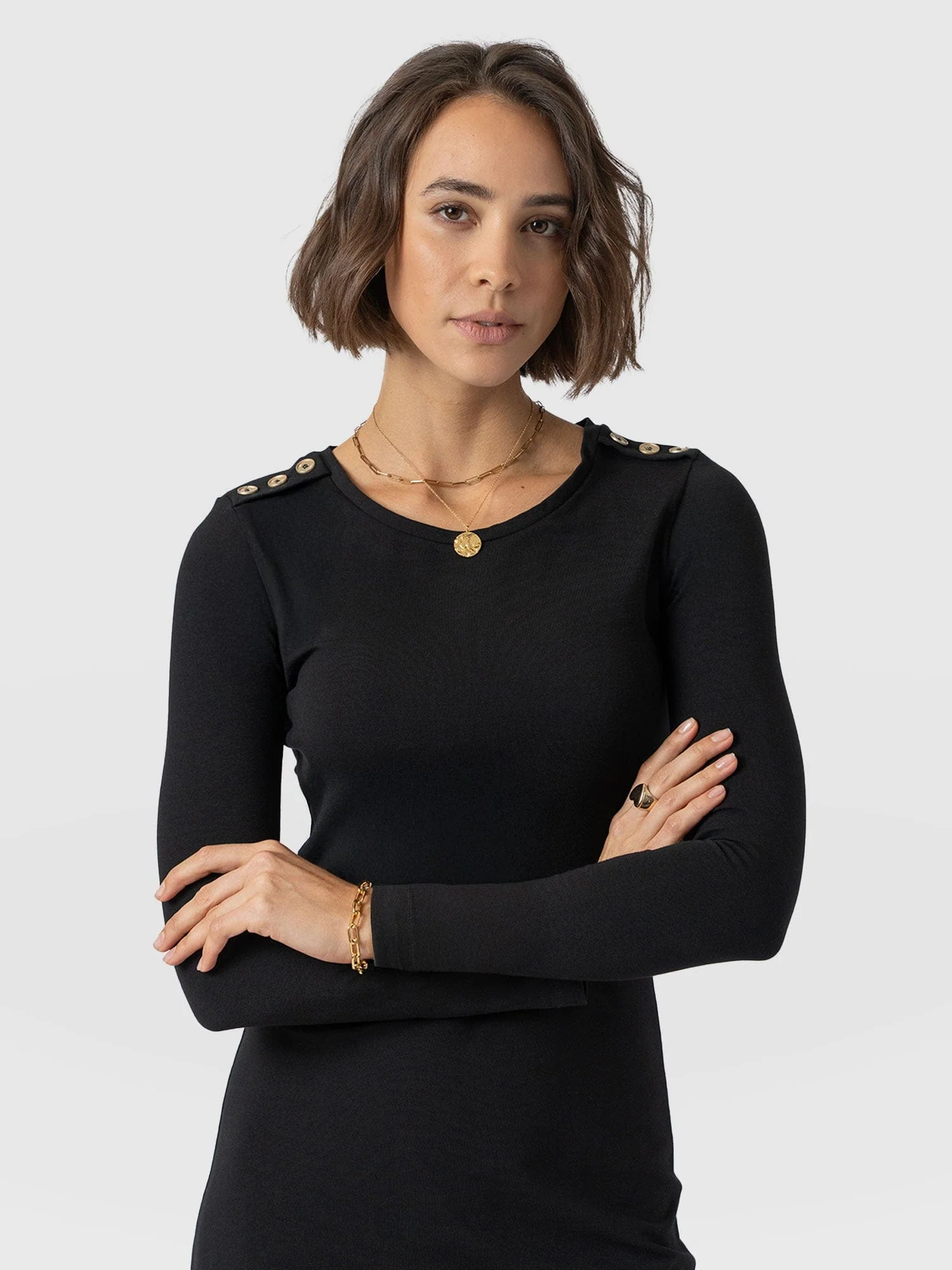 Runway Maxi Dress - Black - Image 3