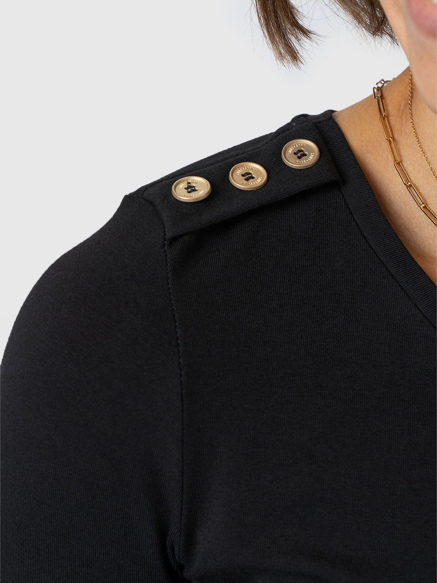 Runway Maxi Dress - Black - Image 5