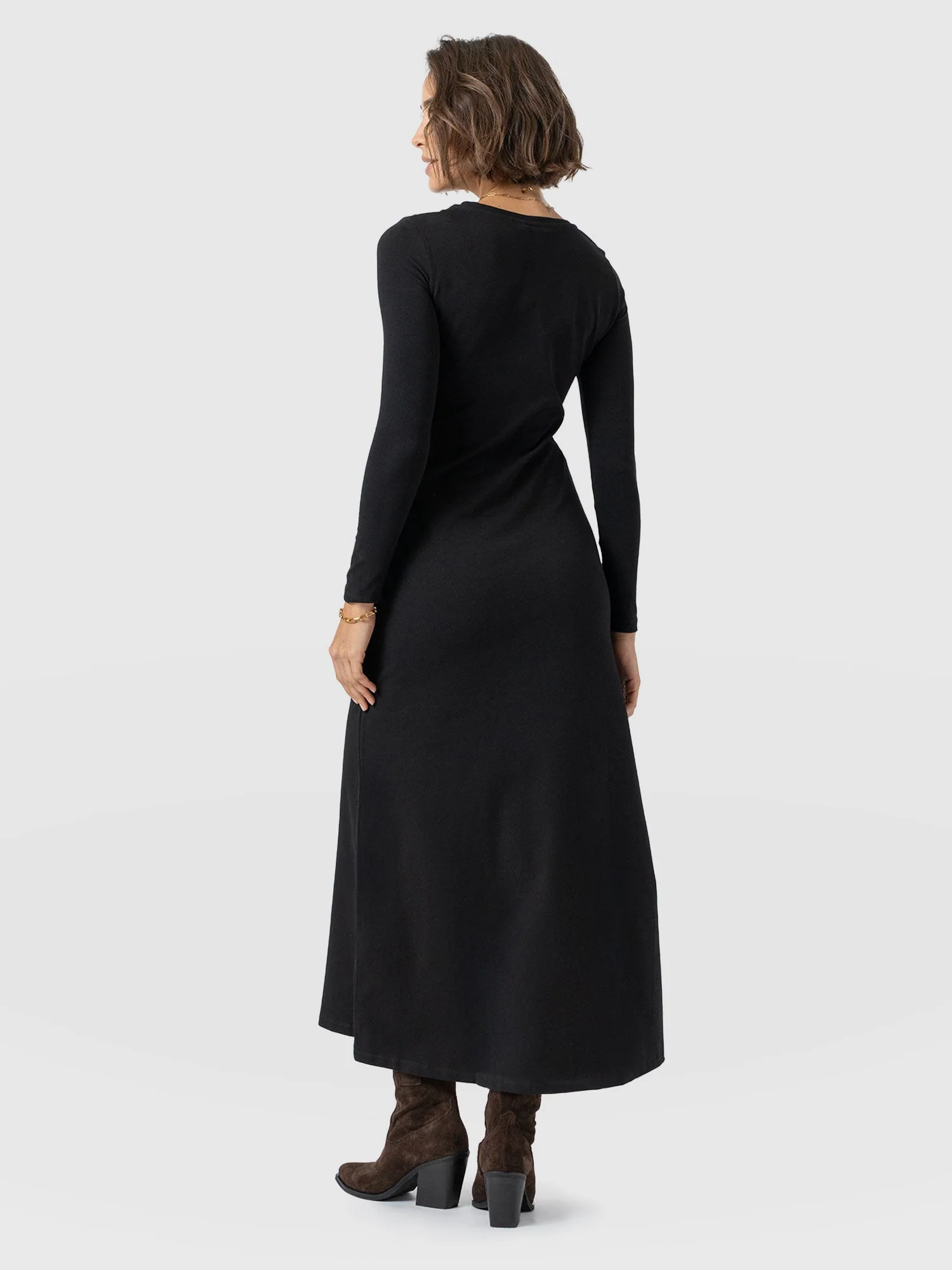 Runway Maxi Dress - Black - Image 6