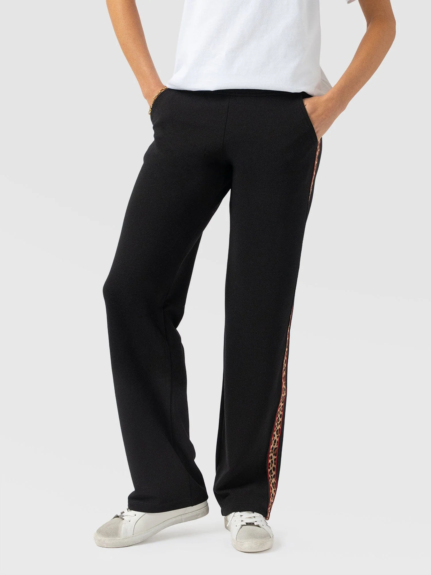Runway Pant - Black Leopard - Image 3