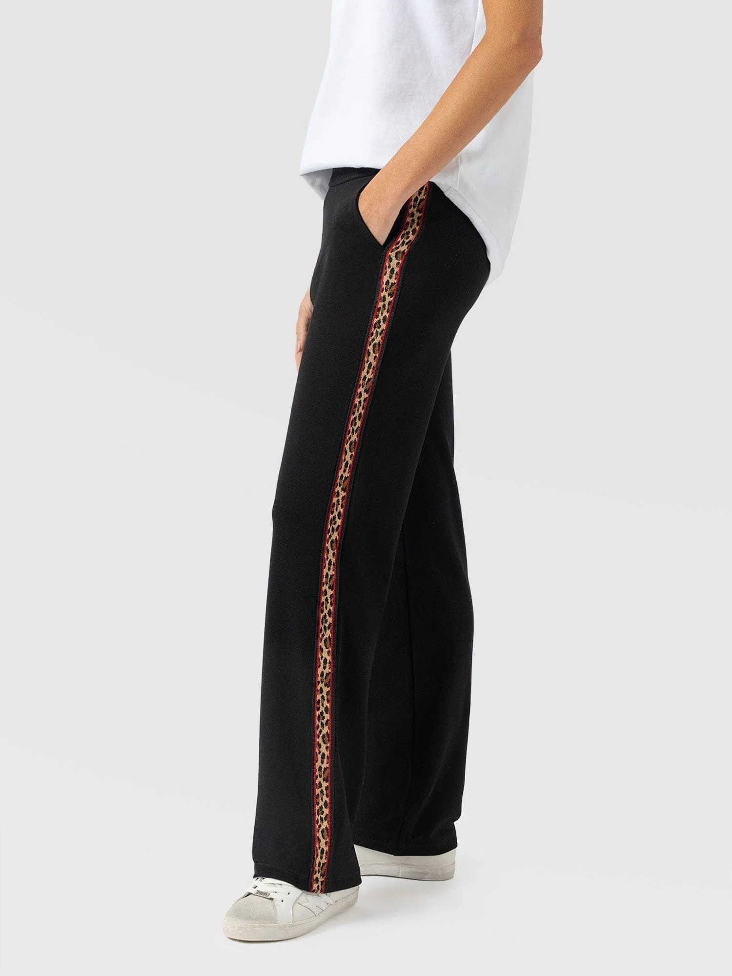 Runway Pant - Black Leopard - Image 4