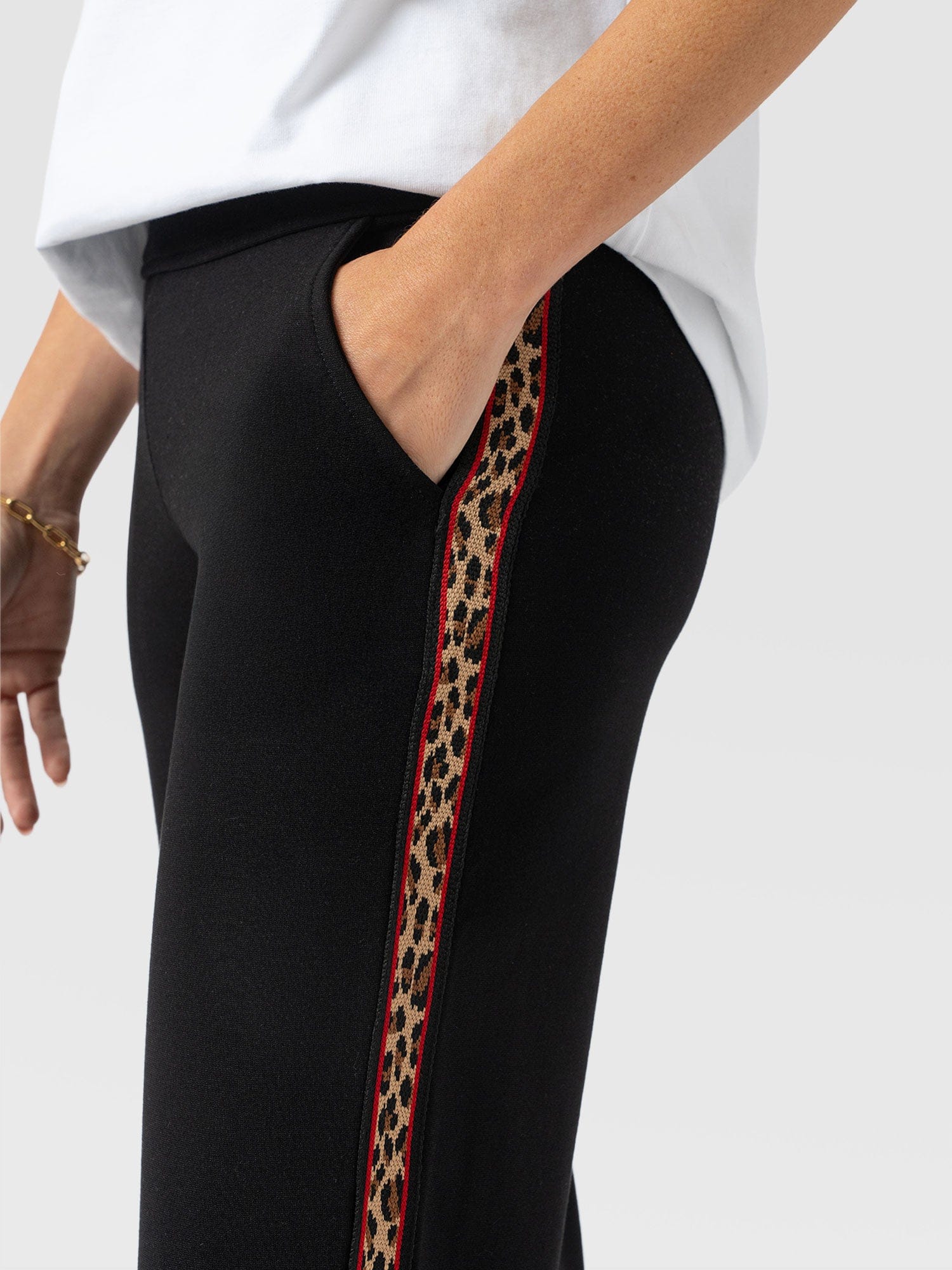 Runway Pant - Black Leopard - Image 5