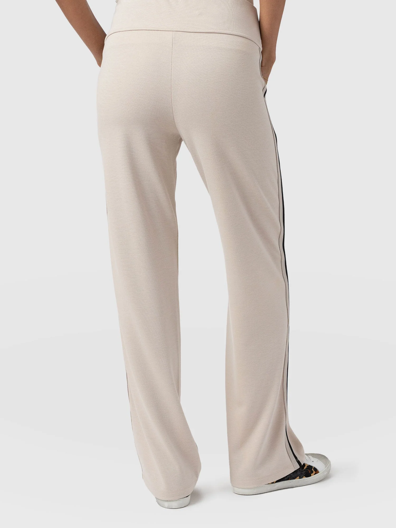 Runway Pant - Light Beige Stripe - Image 6