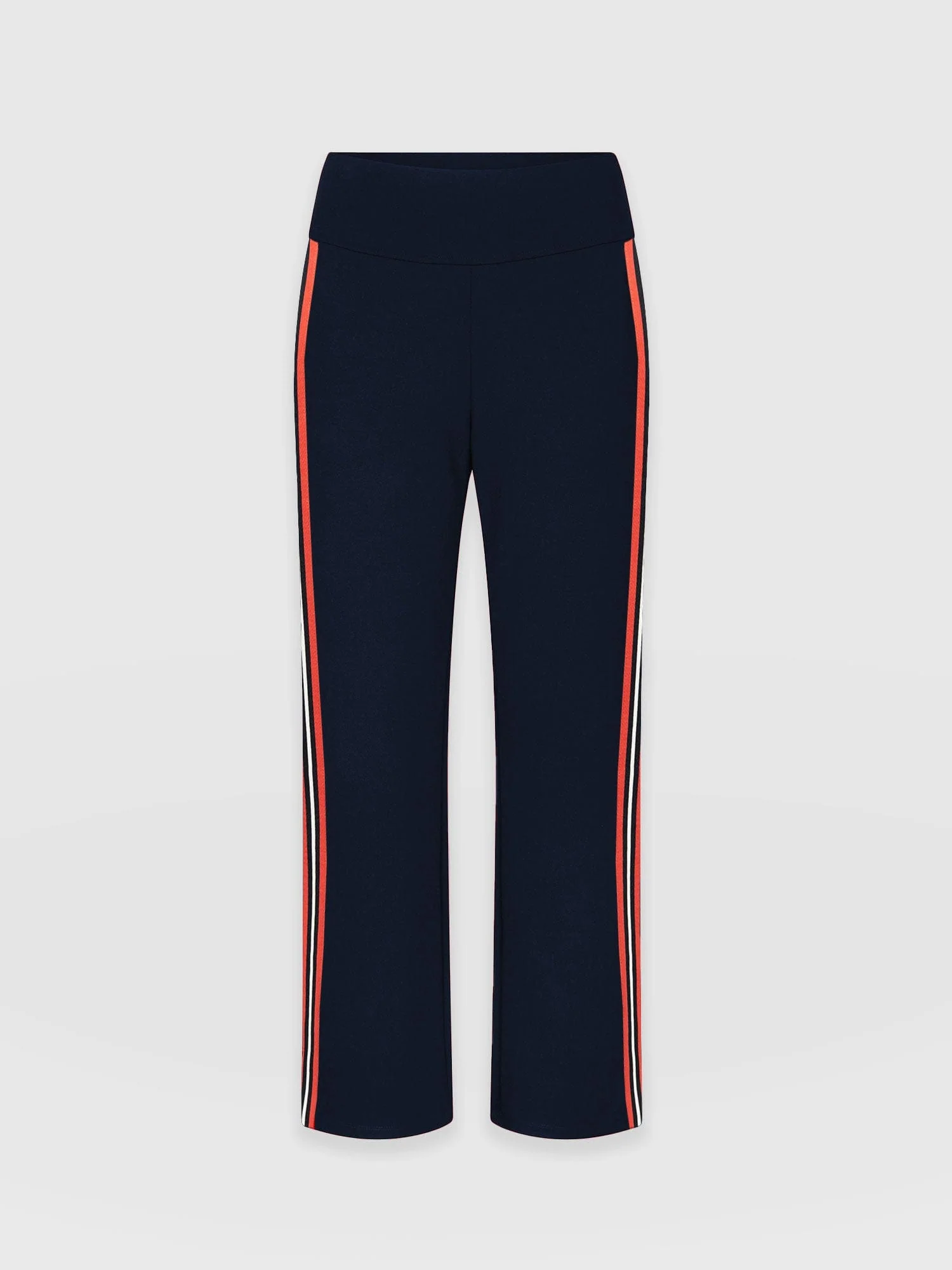 Runway Pant - Navy Red Stripe - Image 7