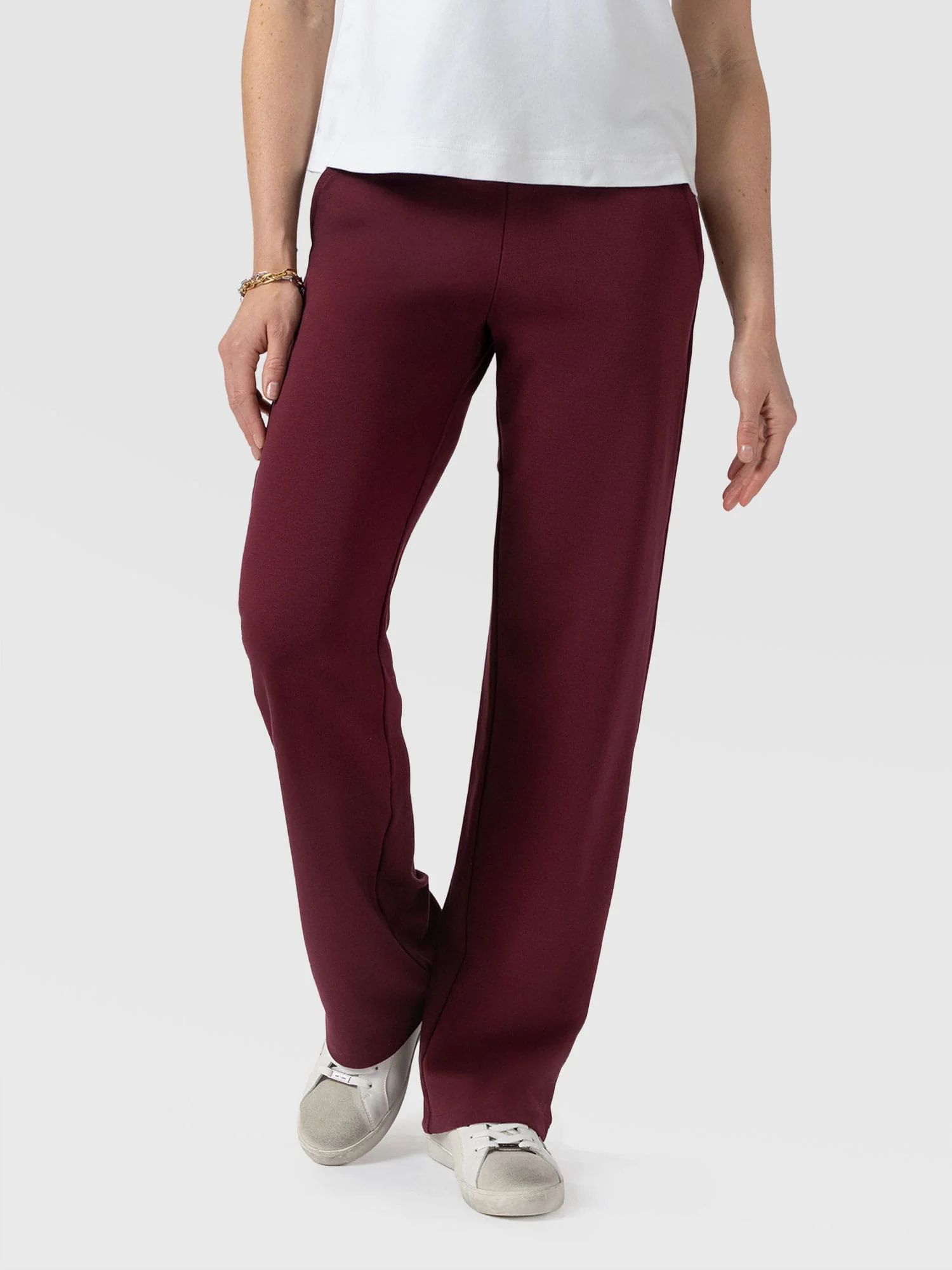 Runway Pant - Burgundy - Image 3