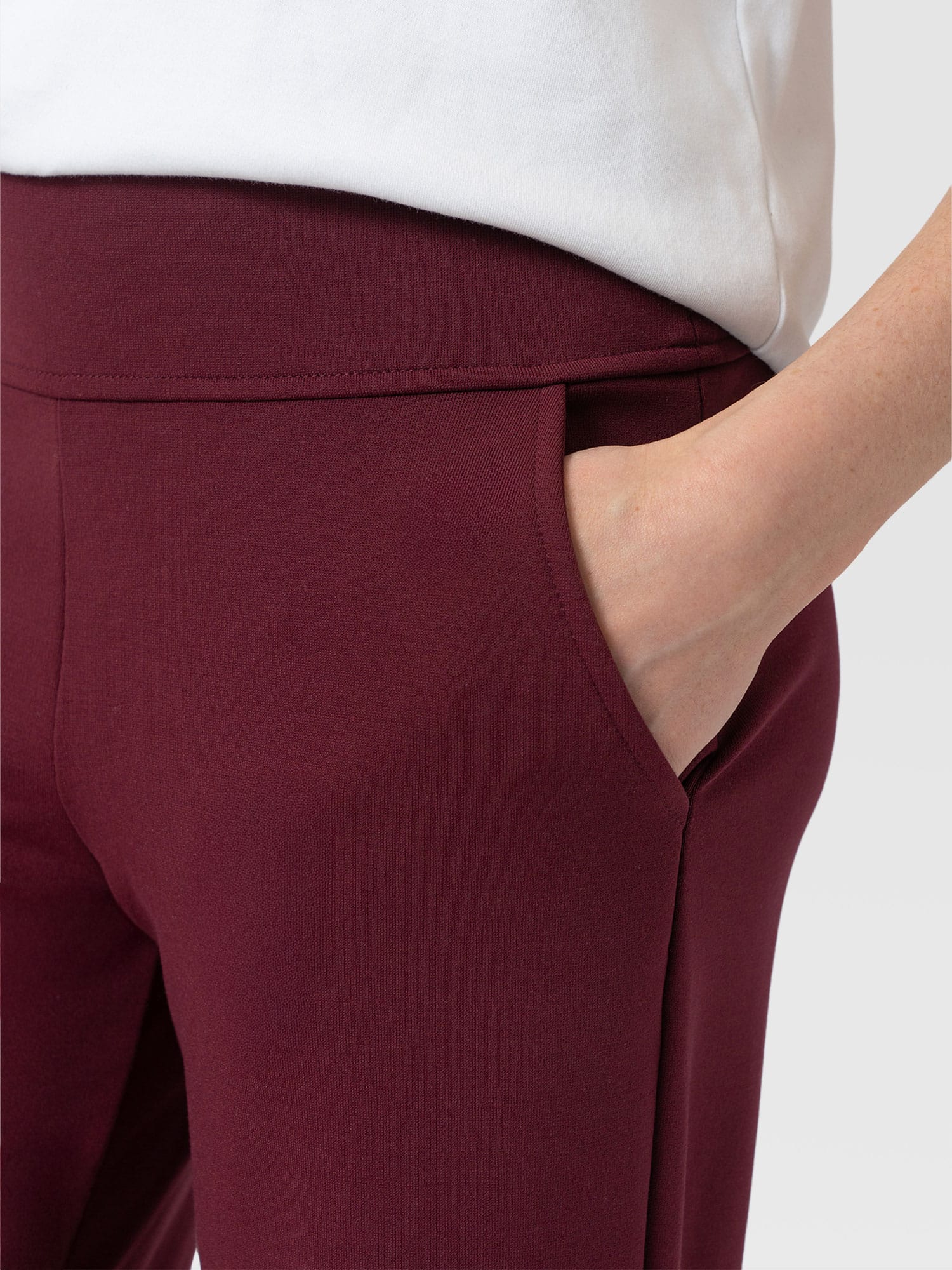Runway Pant - Burgundy - Image 5
