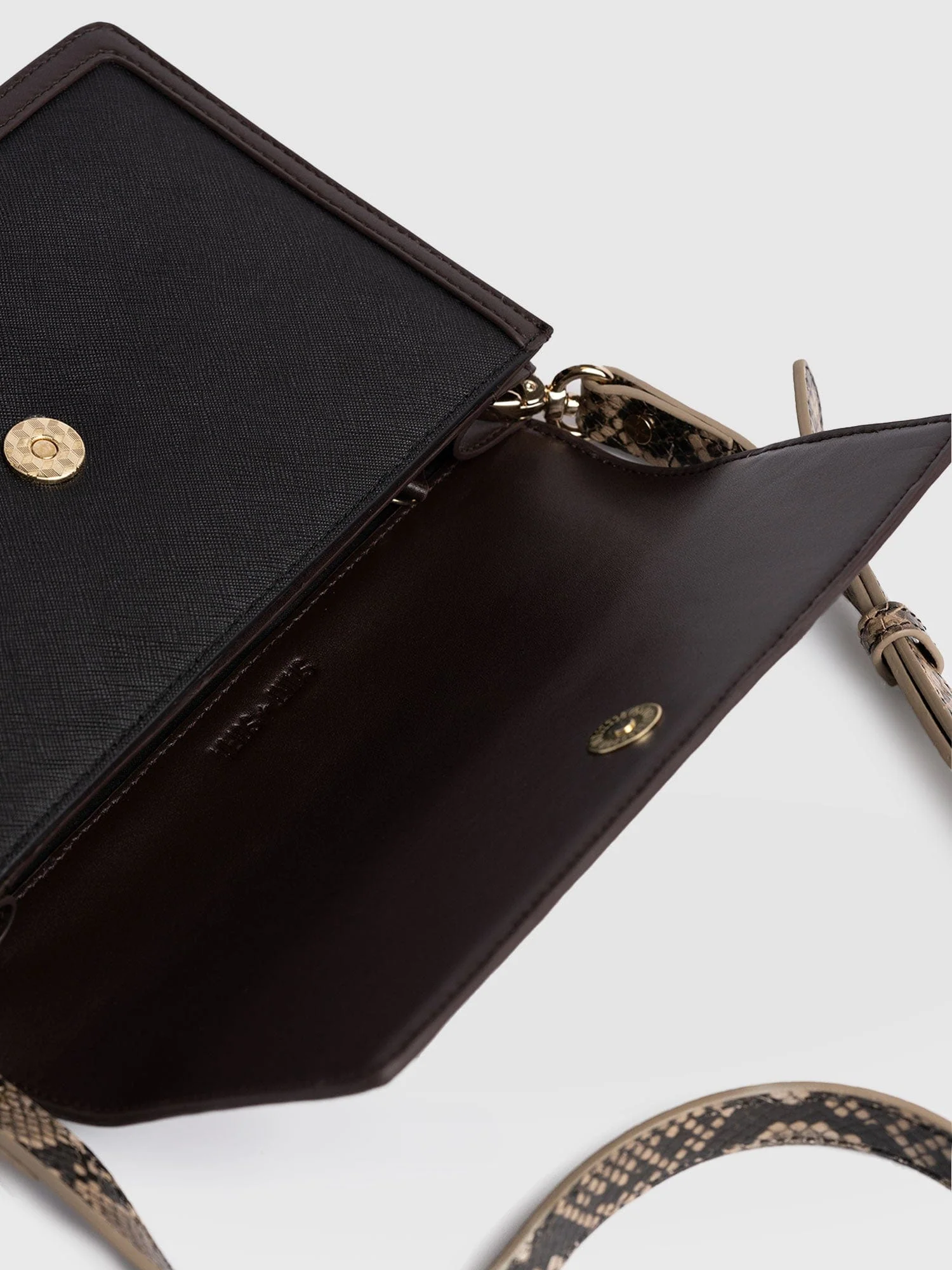 Rylee Cross Body Bag - Brown Snake - Image 3