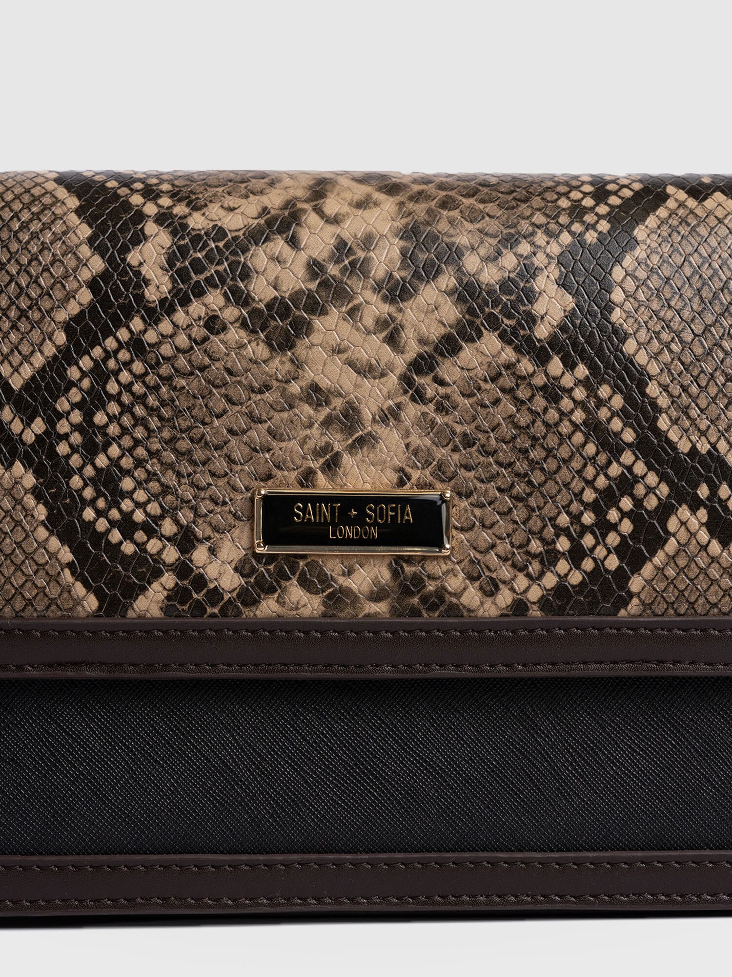 Rylee Cross Body Bag - Brown Snake - Image 4